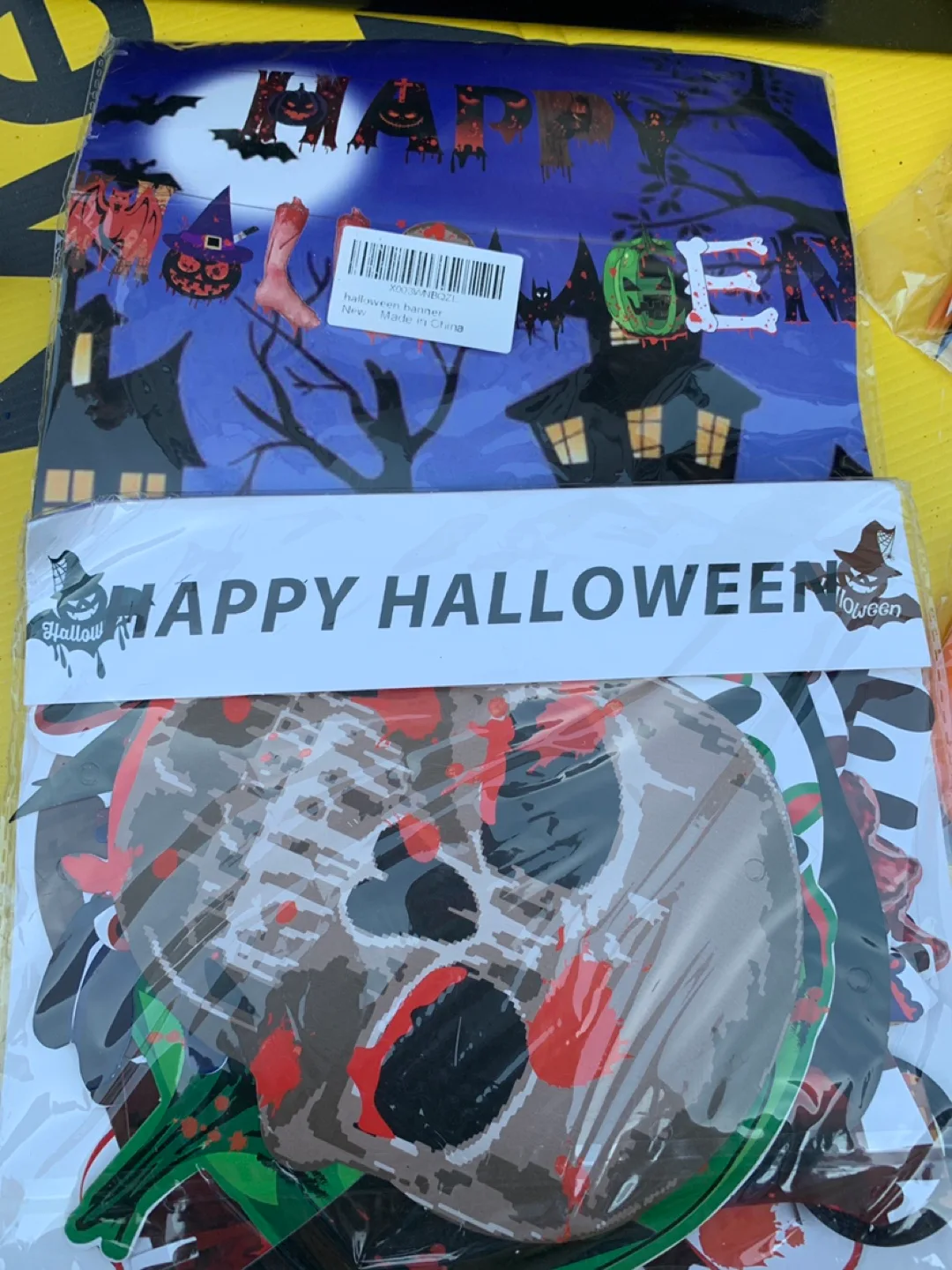 Halloween Decorations - Happy Halloween Banner thumbnail