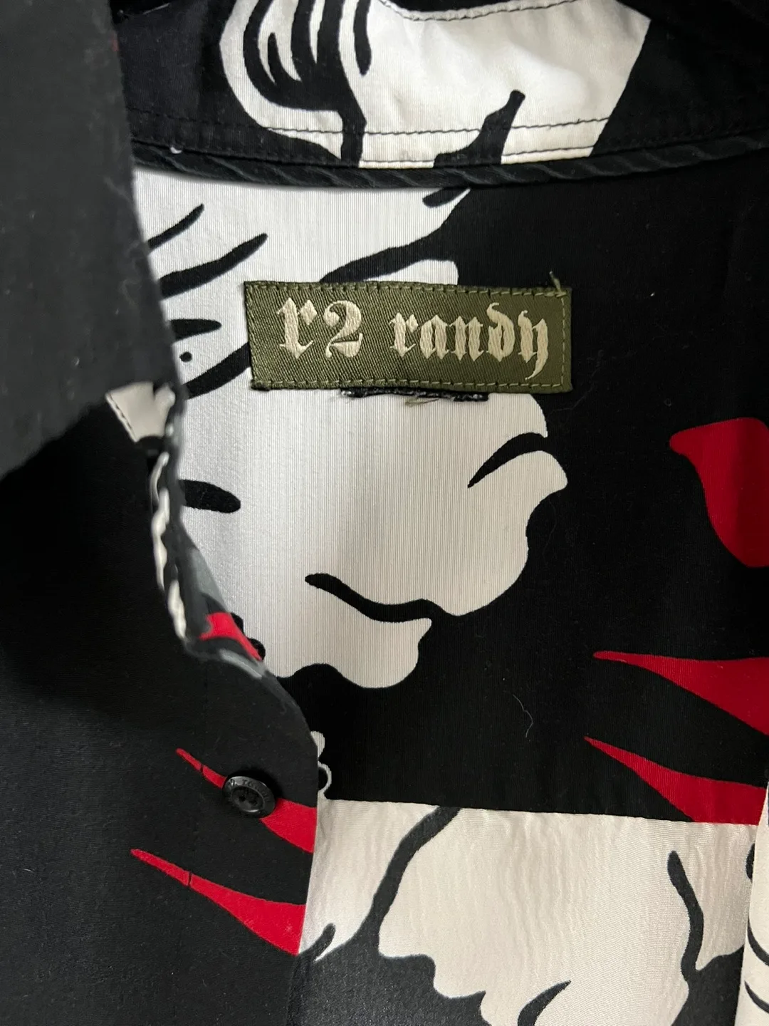 Vintage Floral Print Summer Men Short Sleeve Shirt Size M image indicator(6)