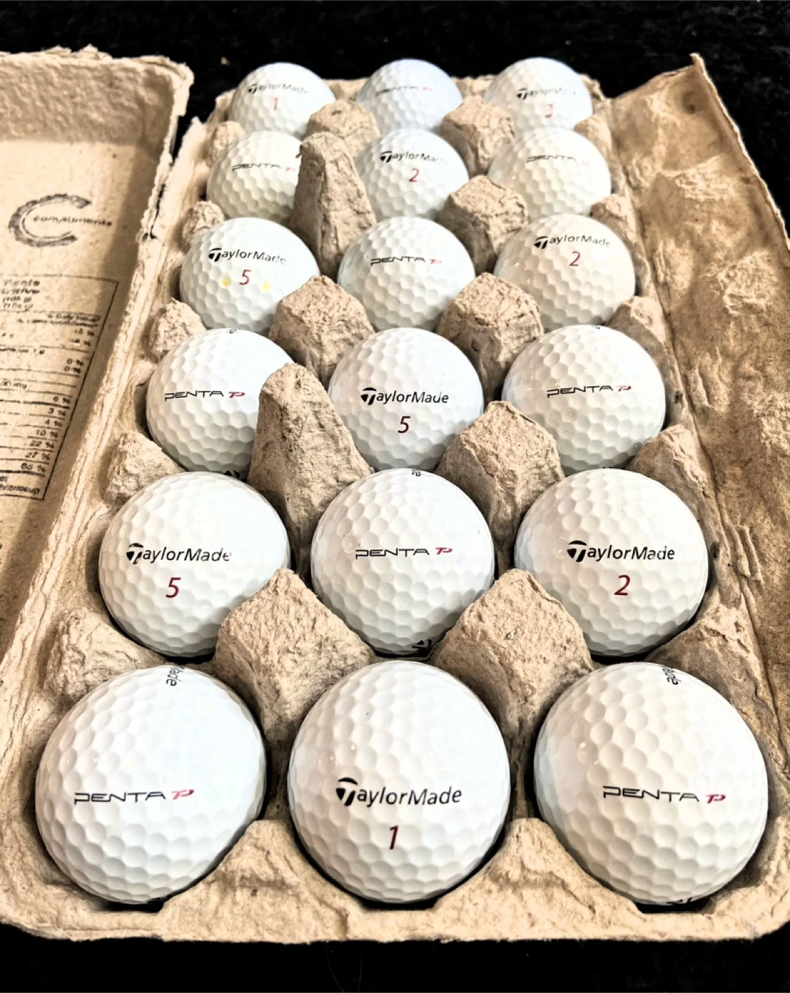 18 Taylormade Penta TP Golf Balls thumbnail