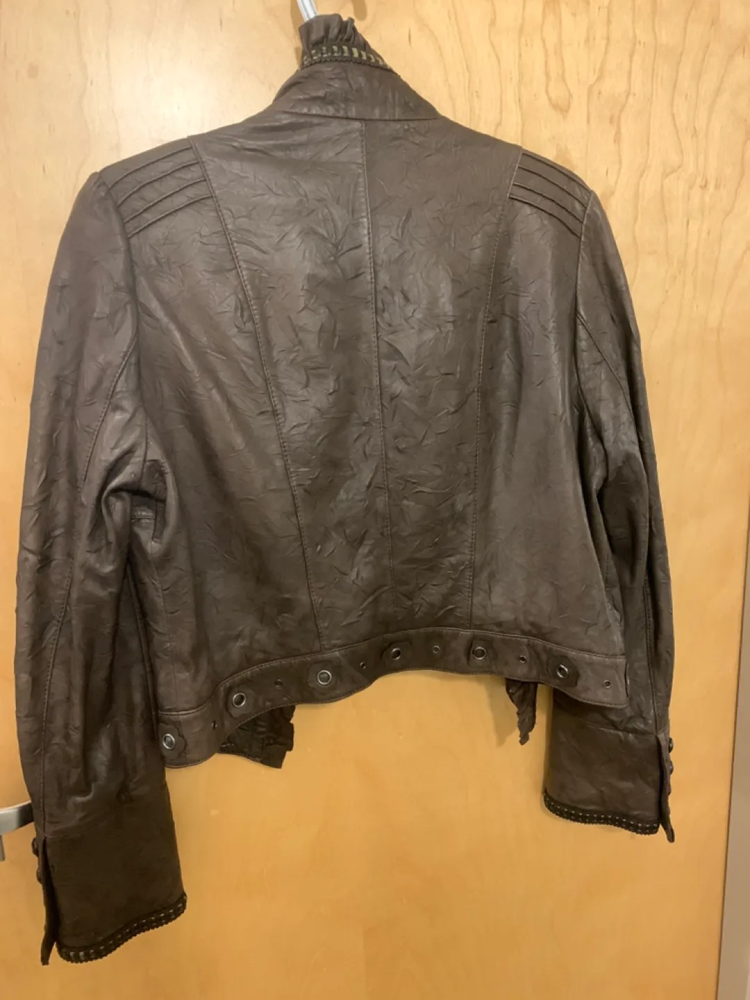 FINITY Brown soft leather Jacket image indicator(3)