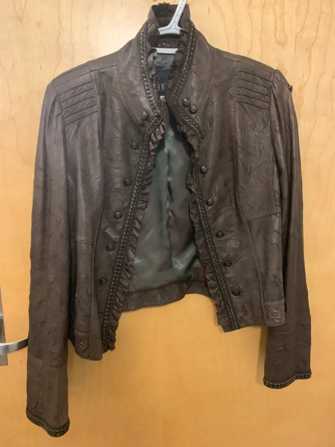 FINITY Brown soft leather Jacket thumbnail