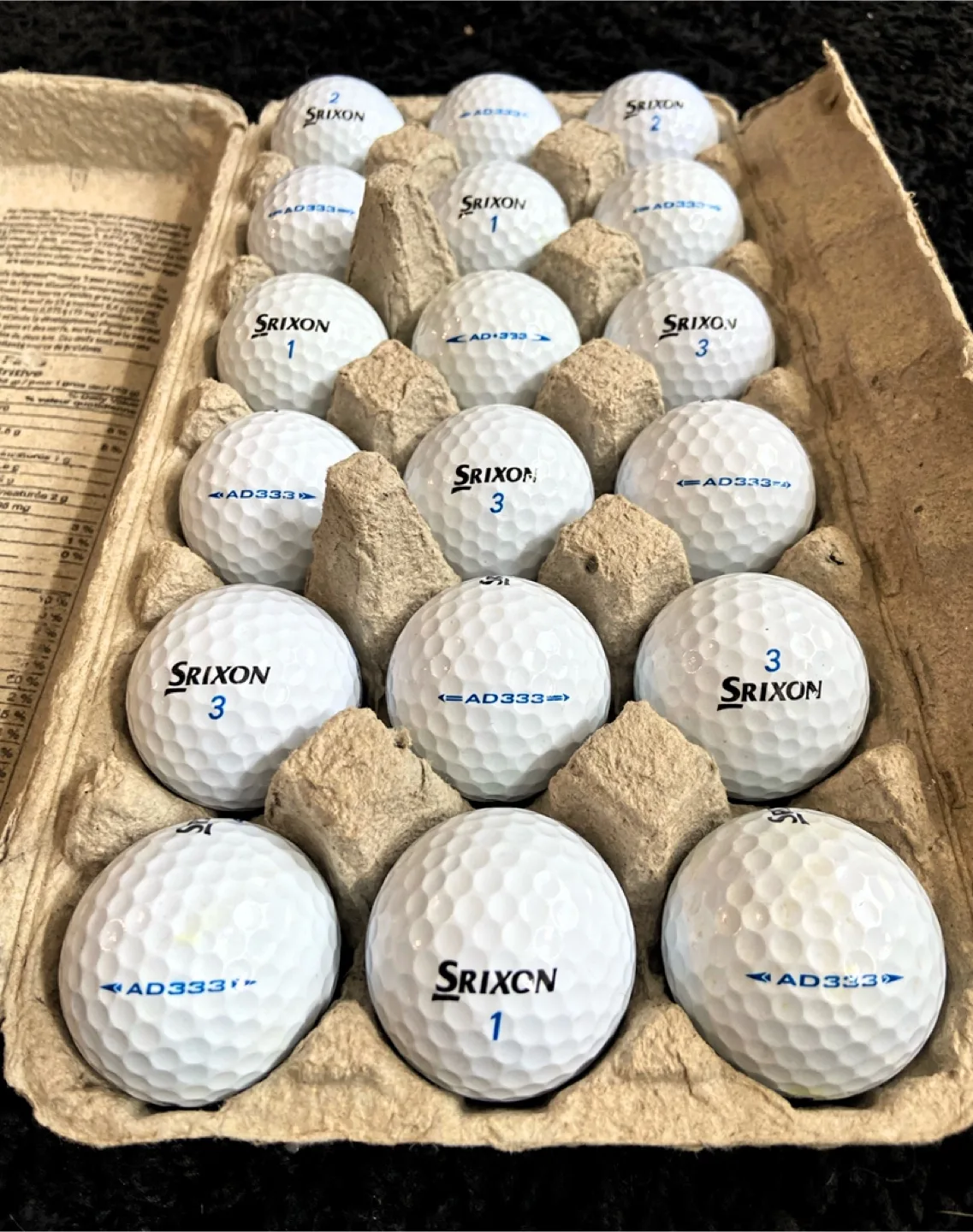 18 Srixon AD333 Golf Balls thumbnail