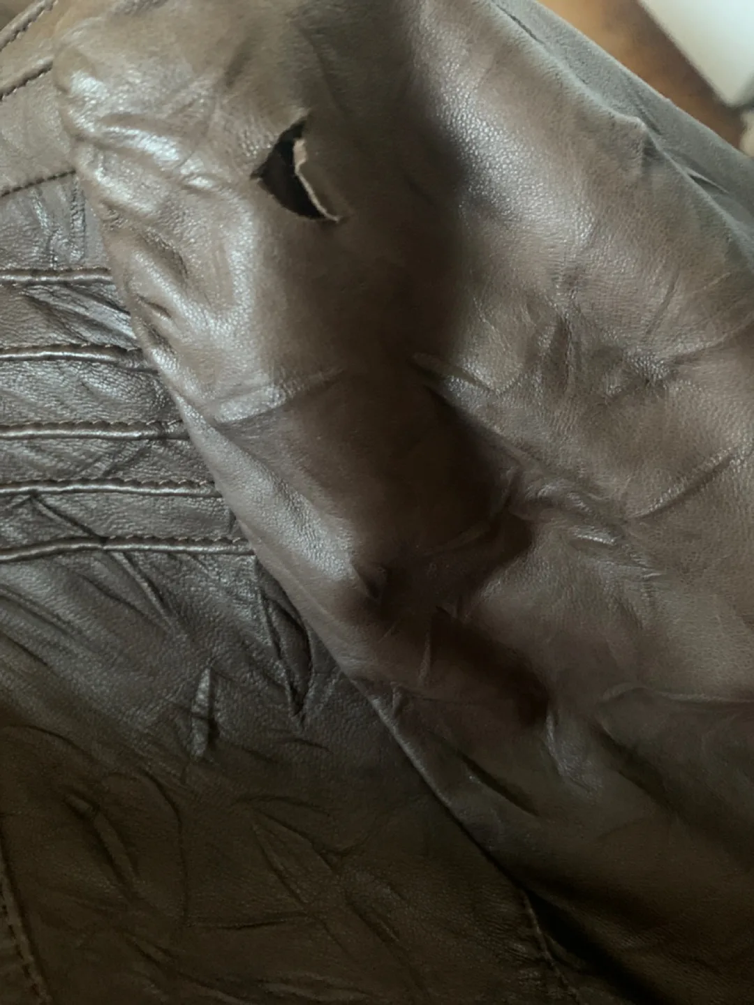 FINITY Brown soft leather Jacket image indicator(6)