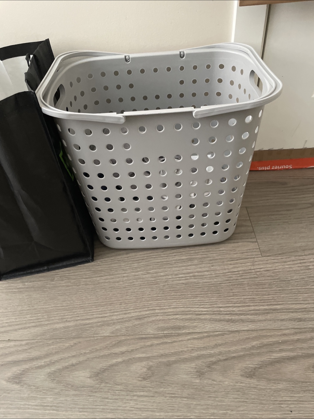 Grey Laundry Basket