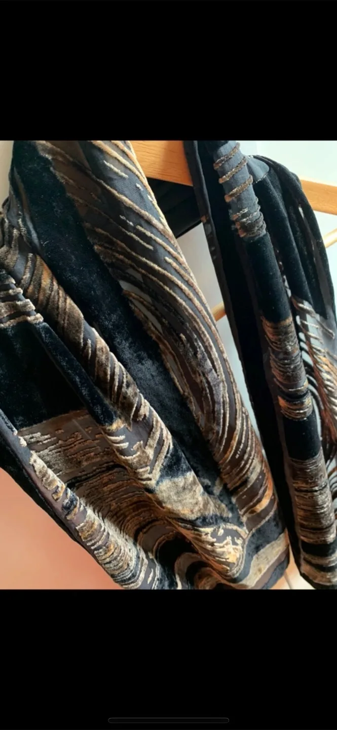 ✨100% Silk Velvet Fancy Scarf image indicator(3)