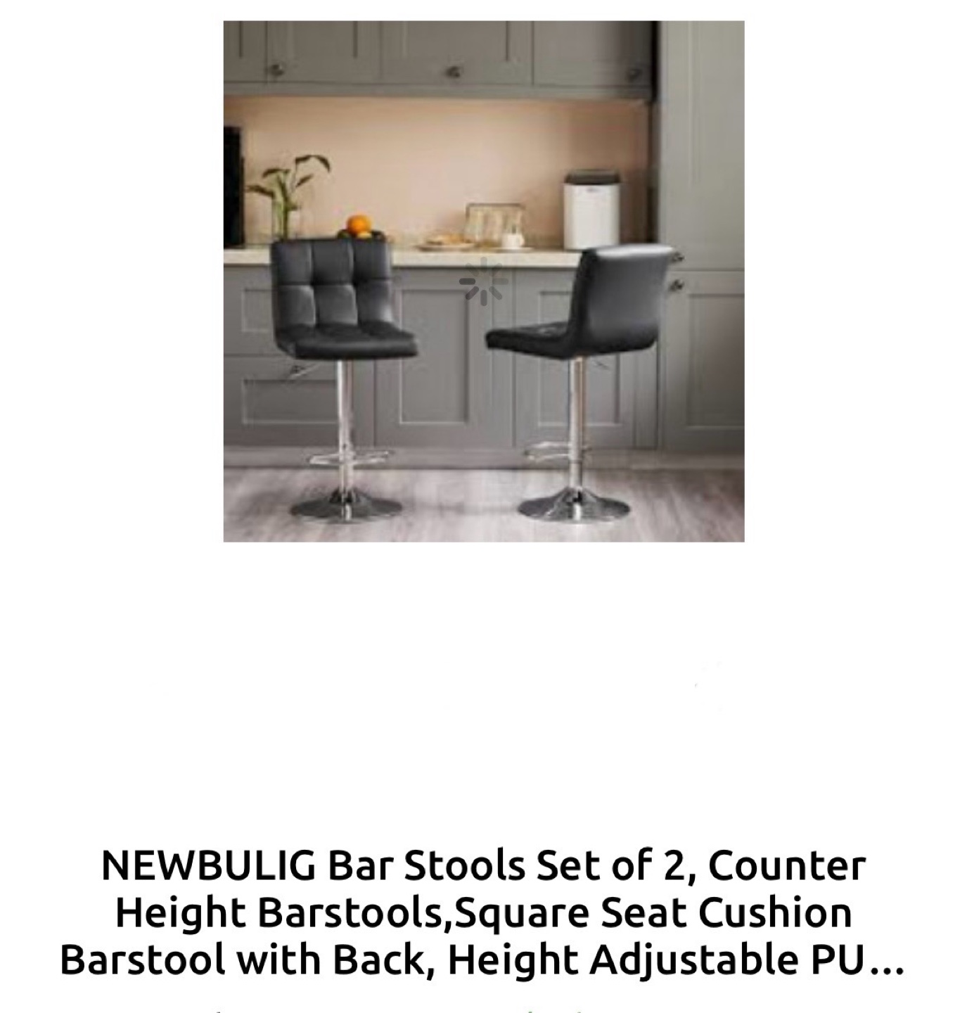 NEWBULIG Bar Stools Set of 2 - photo 2