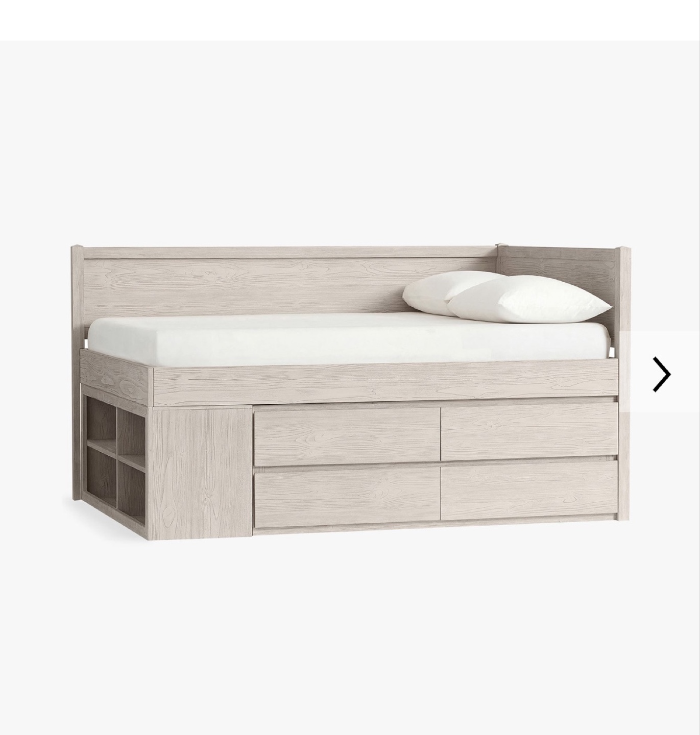 Pottery Barn Storage Bed