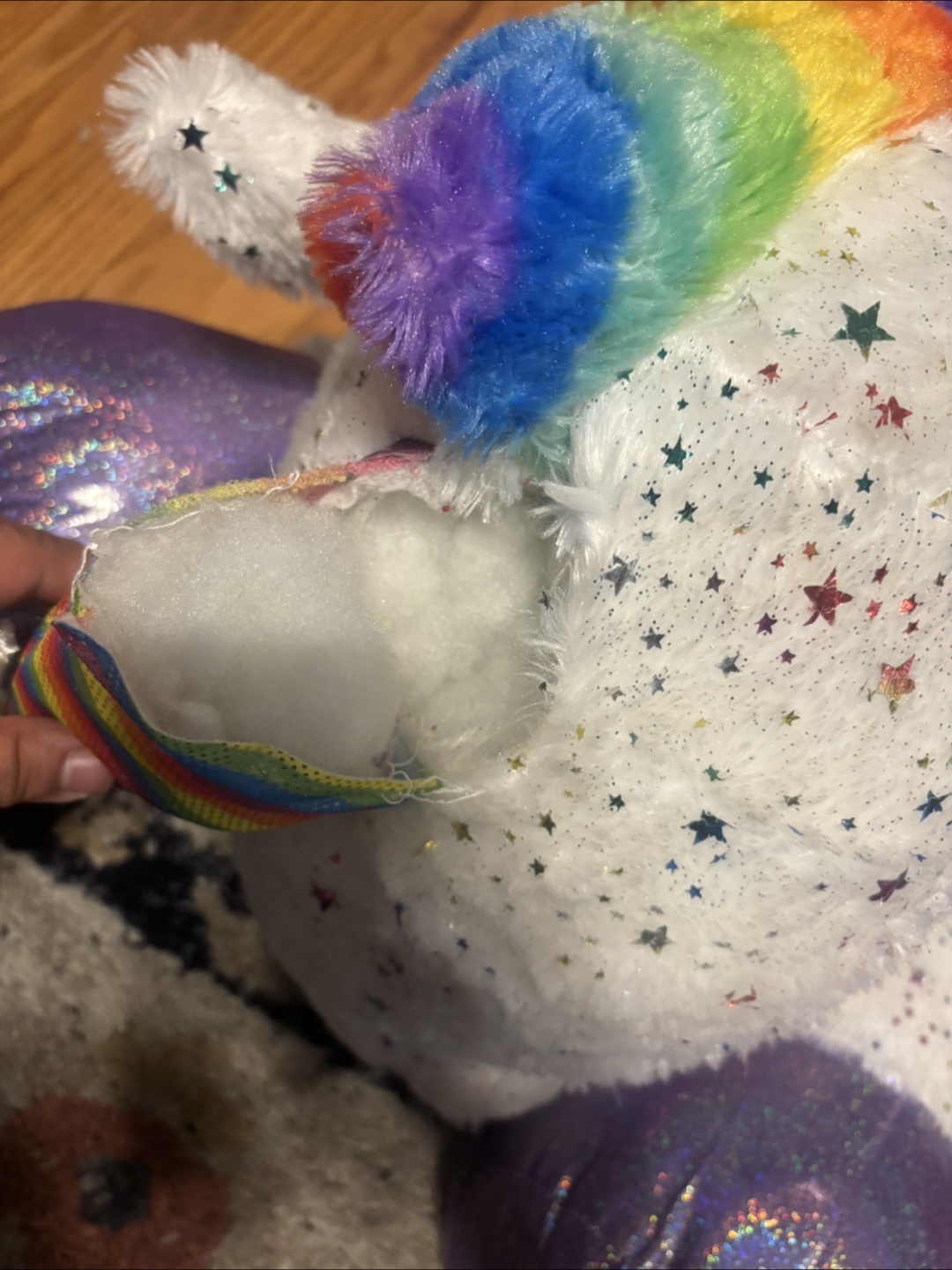 Huge Unicorn Stuffed Animal - photo 3
