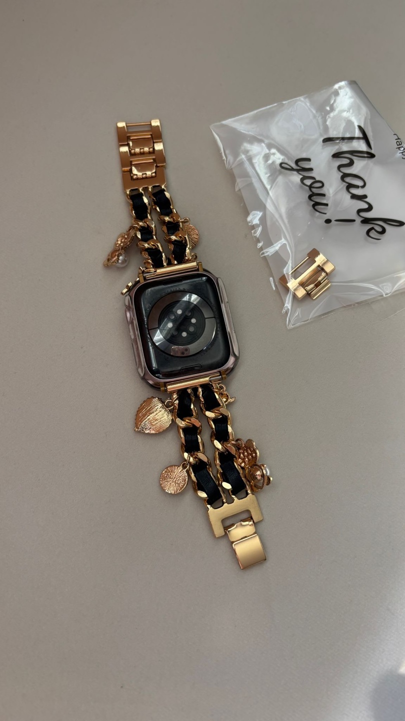 Gold Chain Watch Band with Charms - photo 3