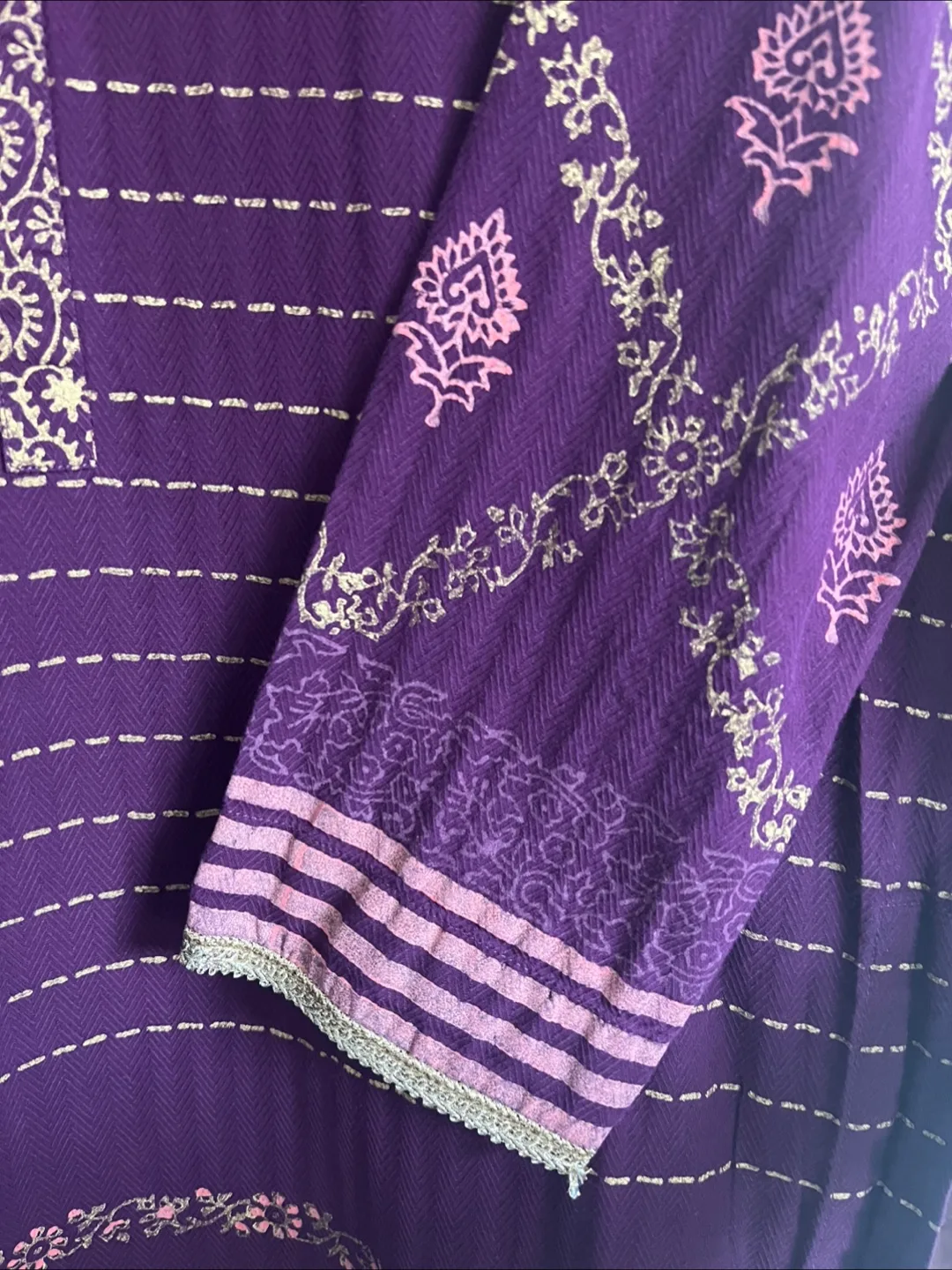 Printed Kurta - Bonanza Satrangi image indicator(5)