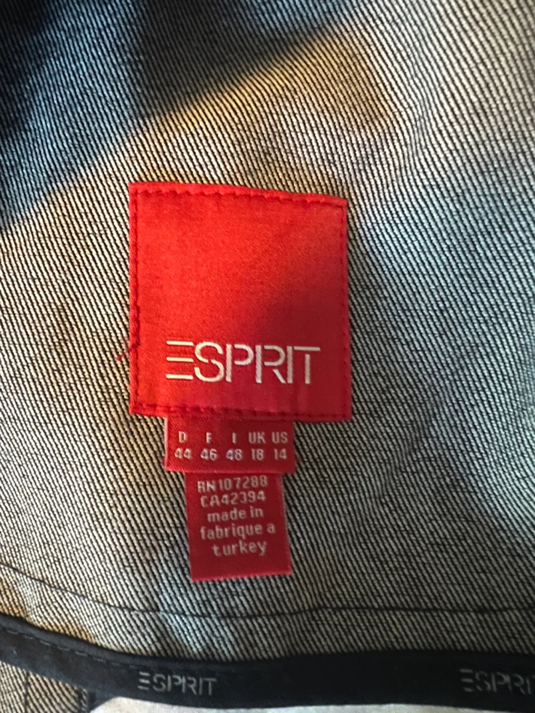 ESPRIT DENIM BLAZER DARK GREY image indicator(5)