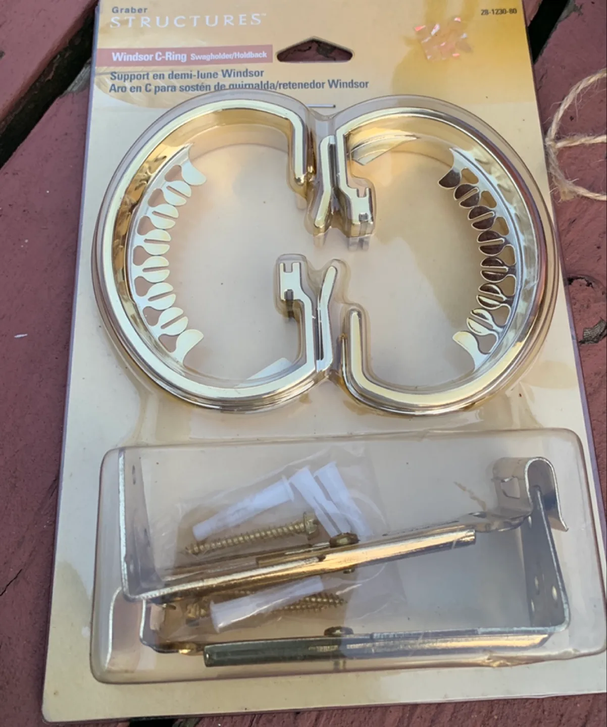 Graber Windsor C-Ring Swagholder/Holdback thumbnail