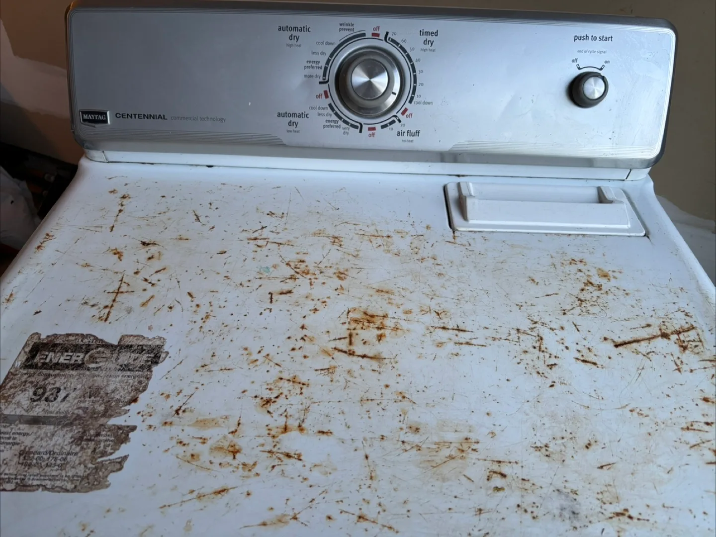 Maytag Centennial Dryer image indicator(4)