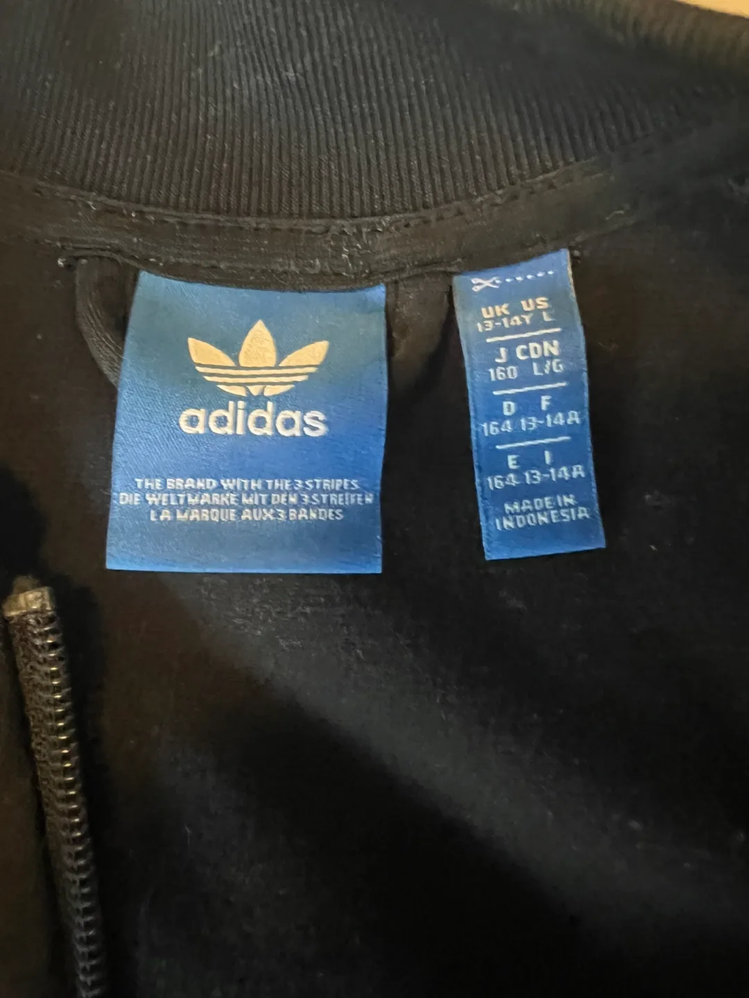 ADIDAS TRACK JACKET BLACK image indicator(6)