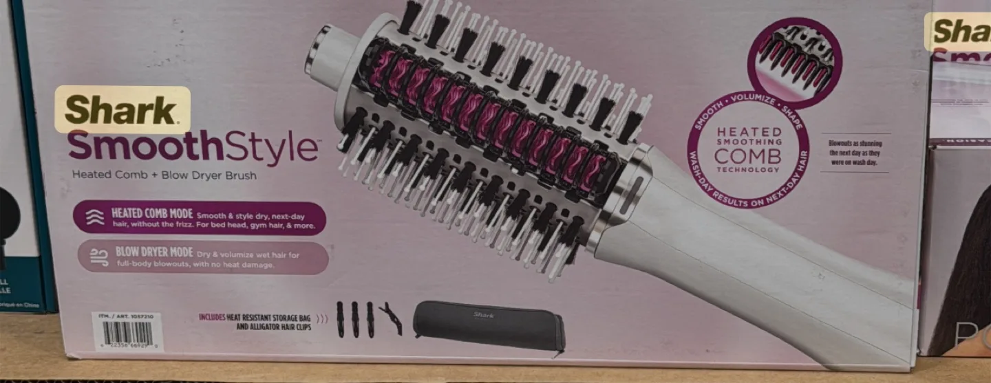 Shark SmoothStyle Heated Comb and Blow Dryer Brush image indicator(4)