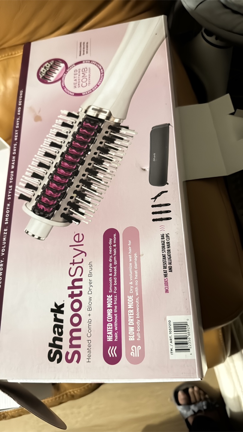 Shark SmoothStyle Heated Comb and Blow Dryer Brush - photo 5