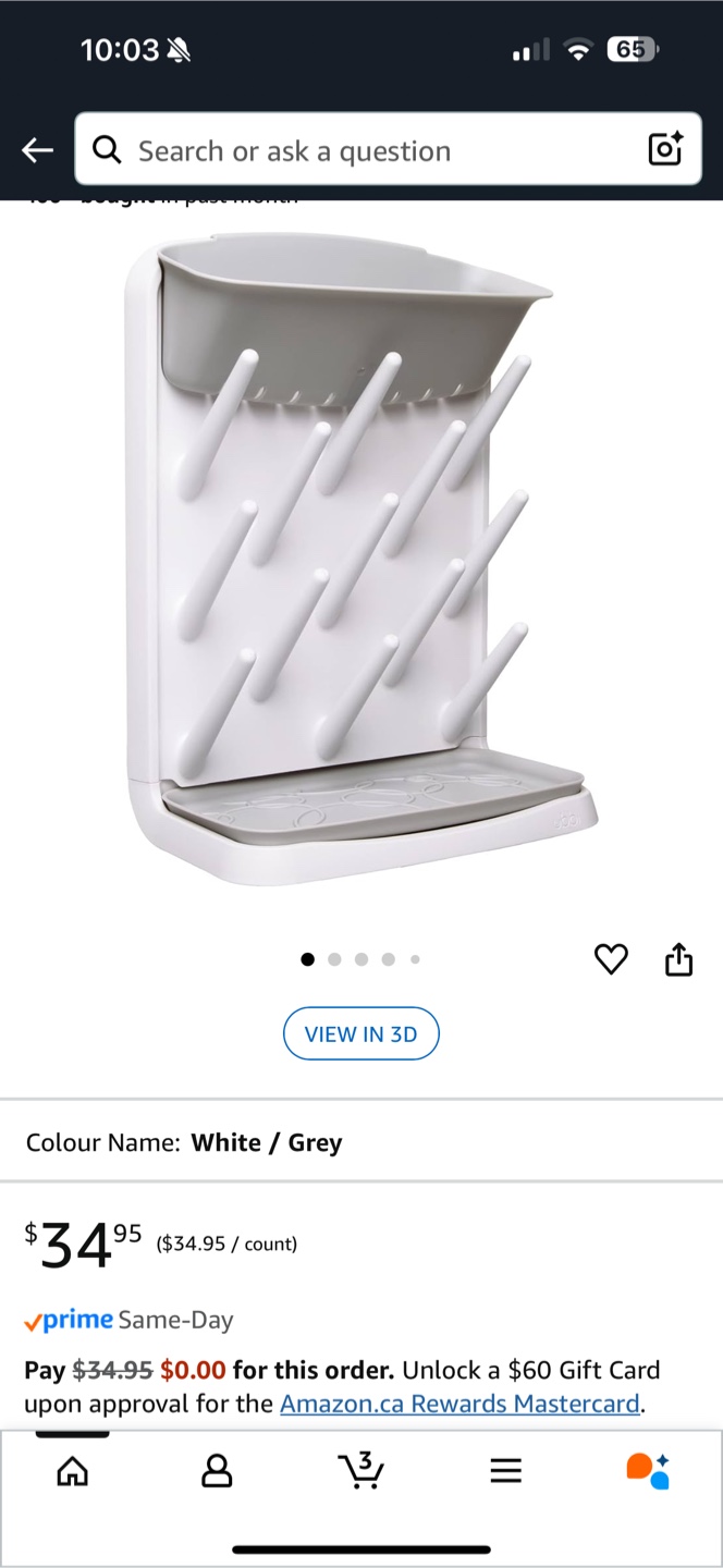 Baby Bottle Drying Rack