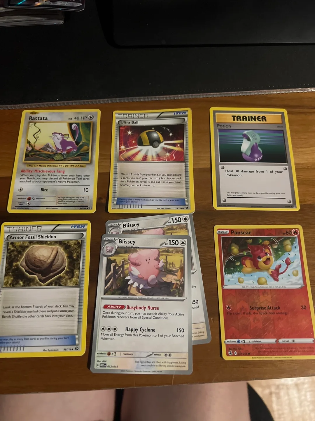 Pokemon Cards - Rattata, Blissey, and More thumbnail