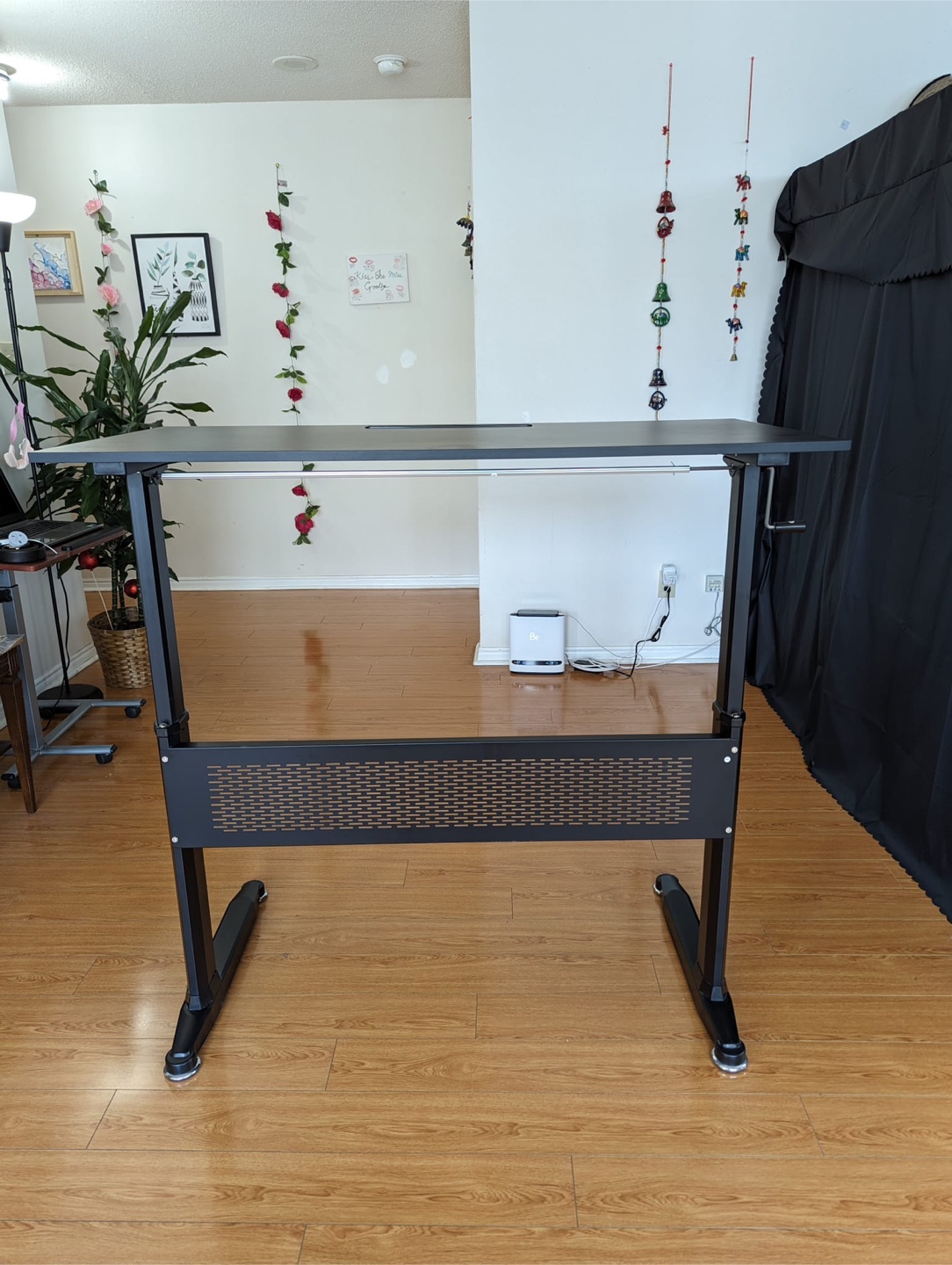 Black Height Adjustable Desk - photo 5