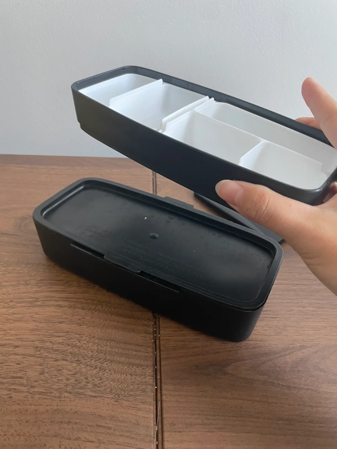 🥕Japanese 2-tier lunch bento with chopsticks image indicator(4)