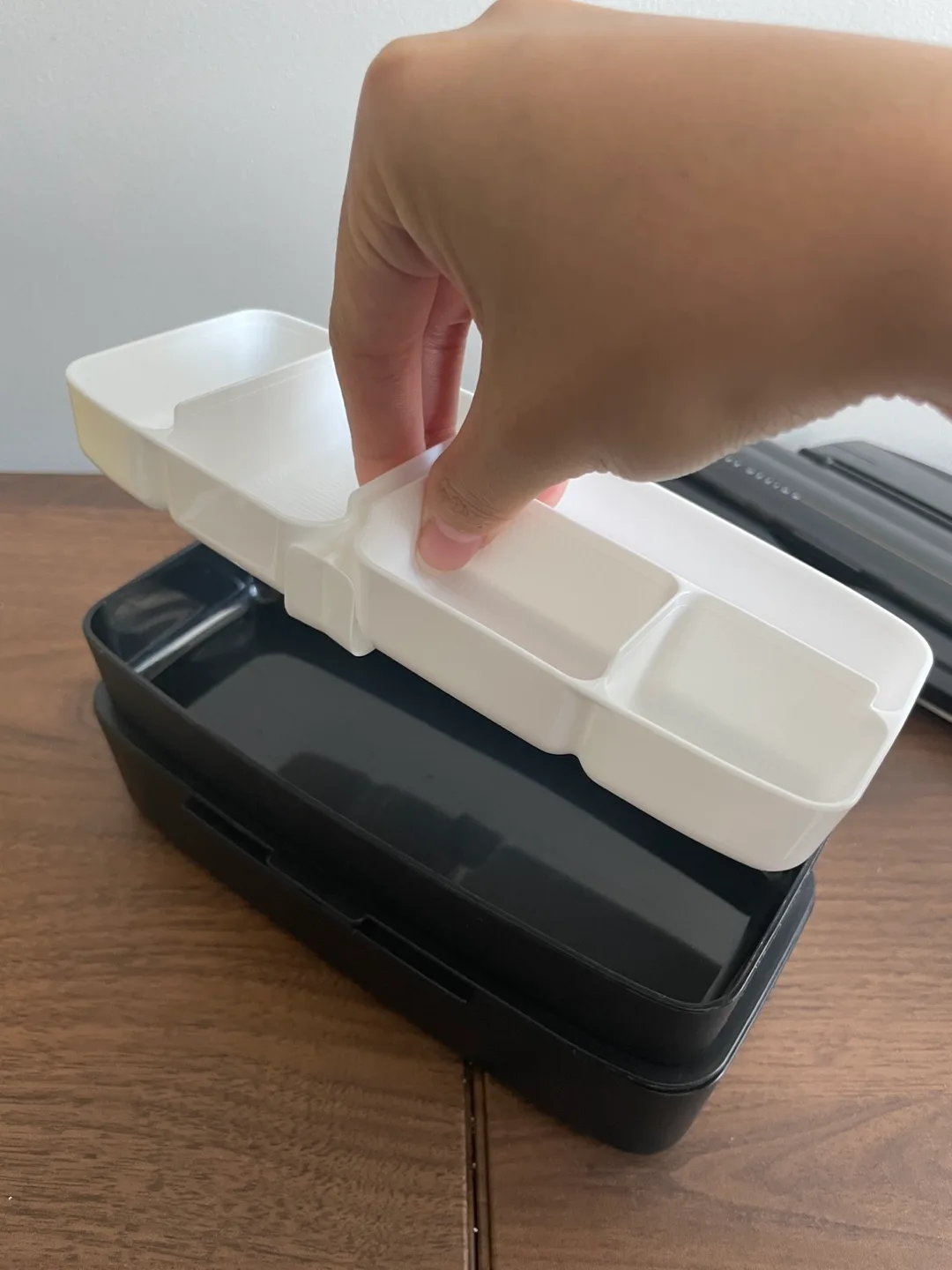 🥕Japanese 2-tier lunch bento with chopsticks image indicator(7)