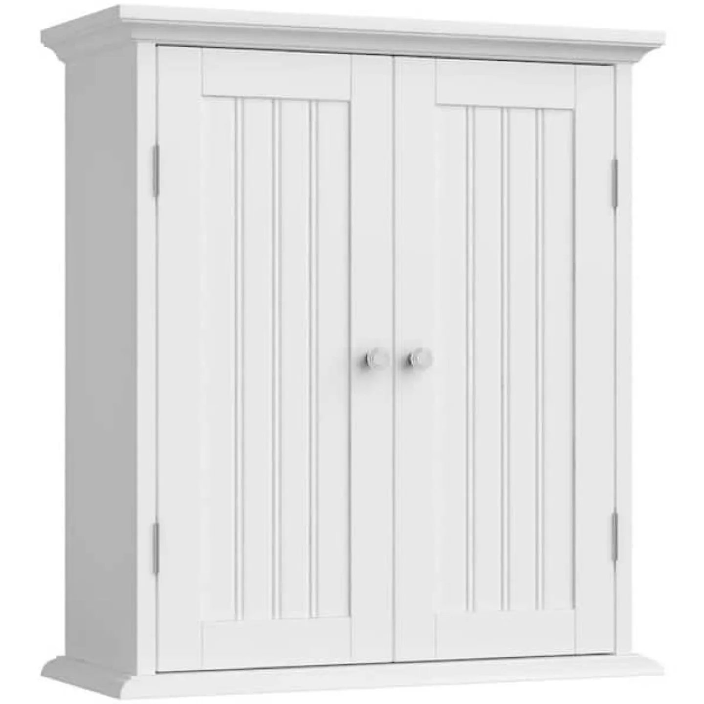 New White Bathroom Over The Toilet Wall Cabinet thumbnail