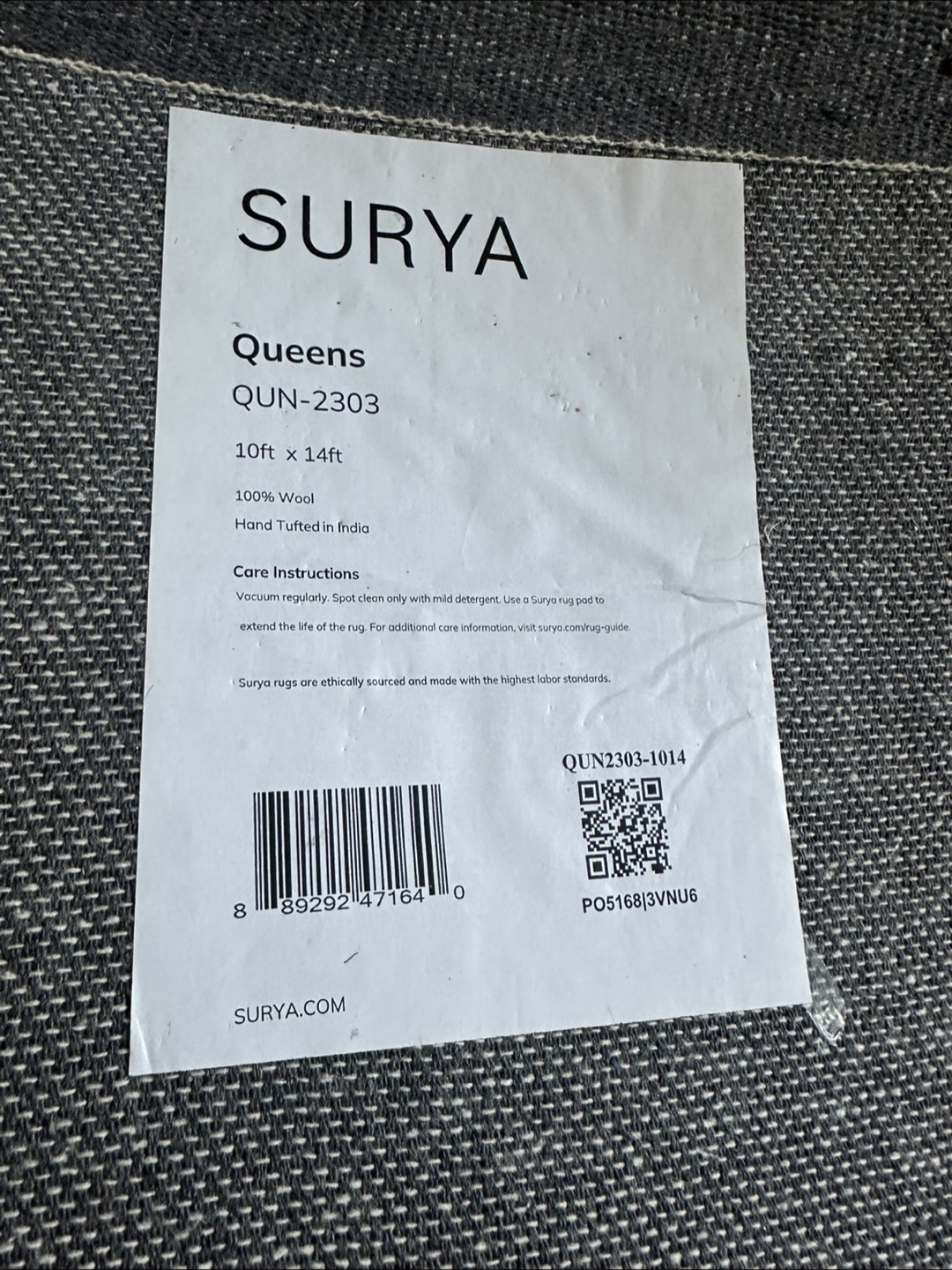 SURYA Queens Area Rug