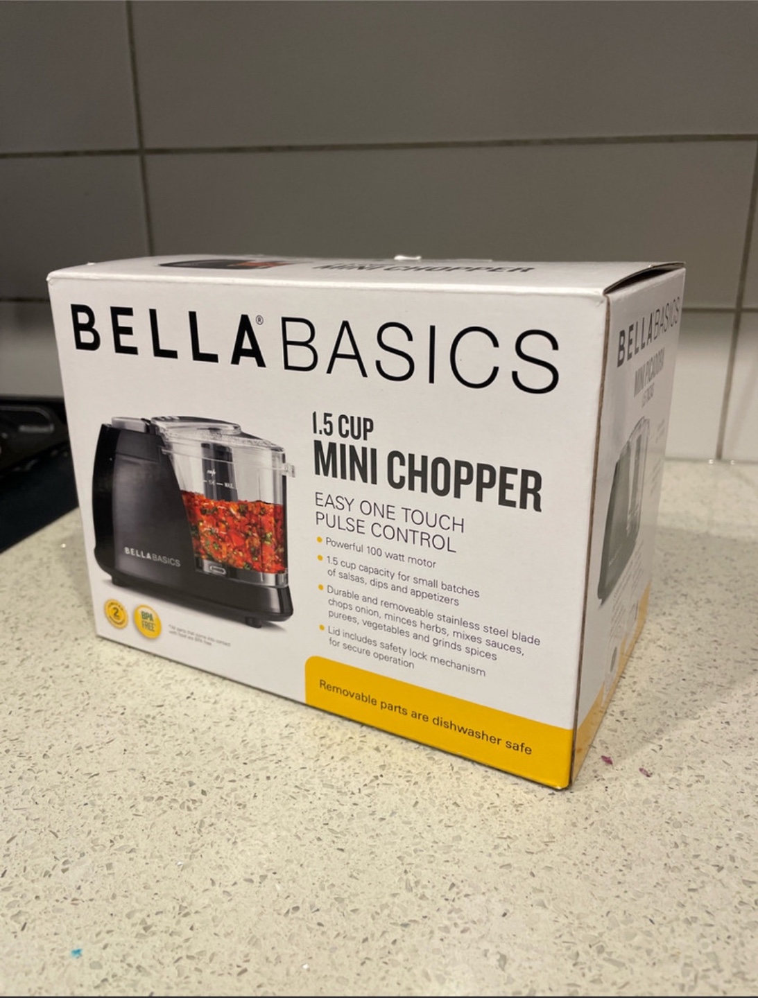 BELLA BASICS 1.5 Cup Mini Chopper