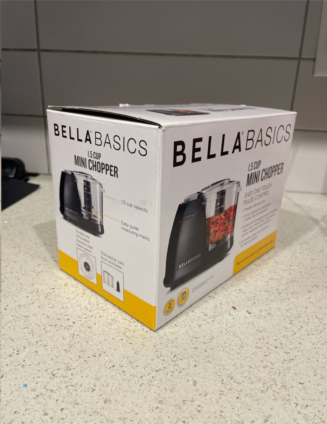 BELLA BASICS 1.5 Cup Mini Chopper - photo 2