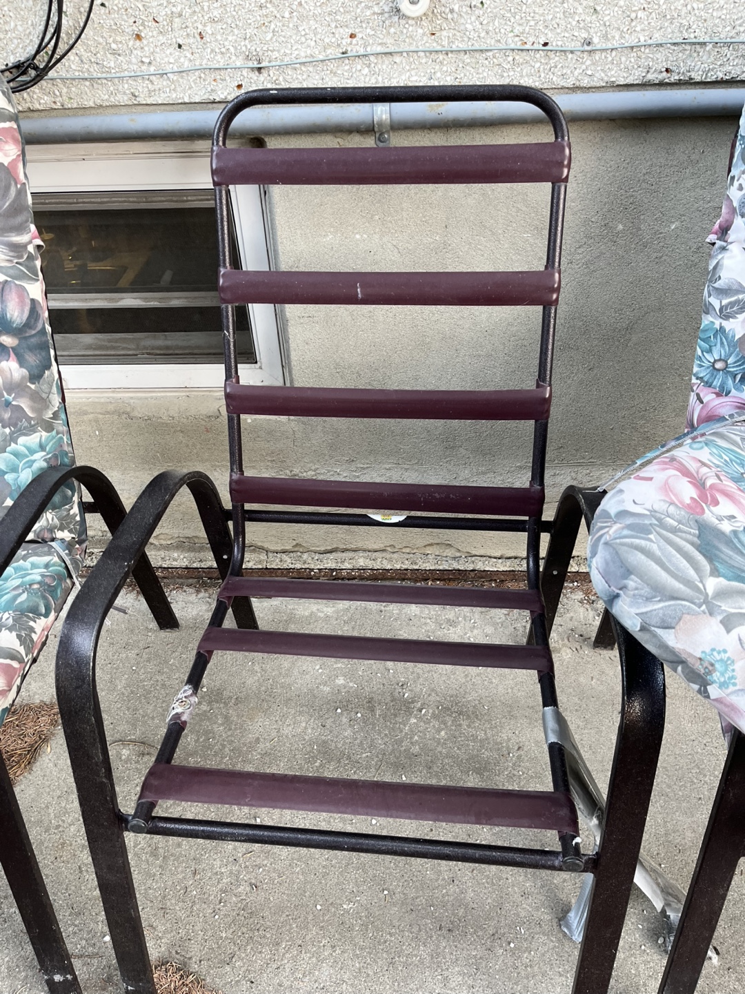 Outdoor Patio Chairs - Floral Print, pending pick up - photo 3