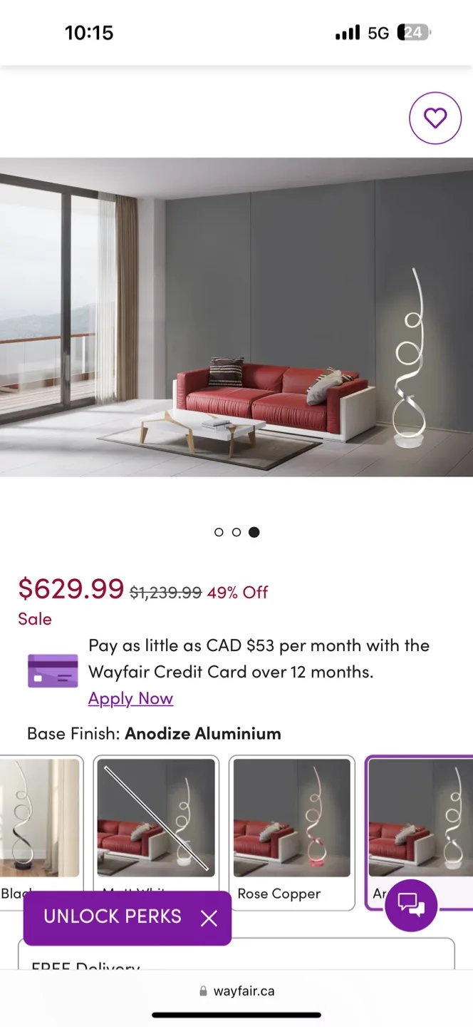 Modern Floor Lamp image indicator(3)