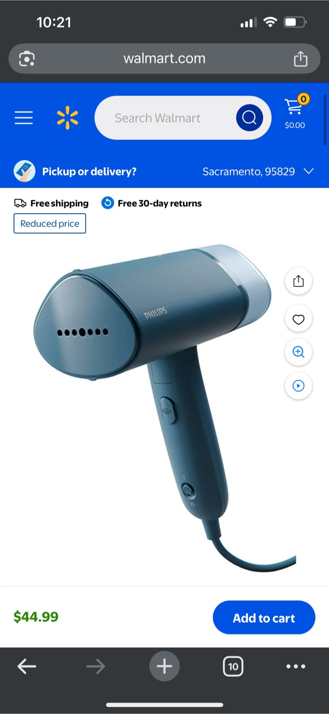 Philips Handheld Steamer - 3000 Series