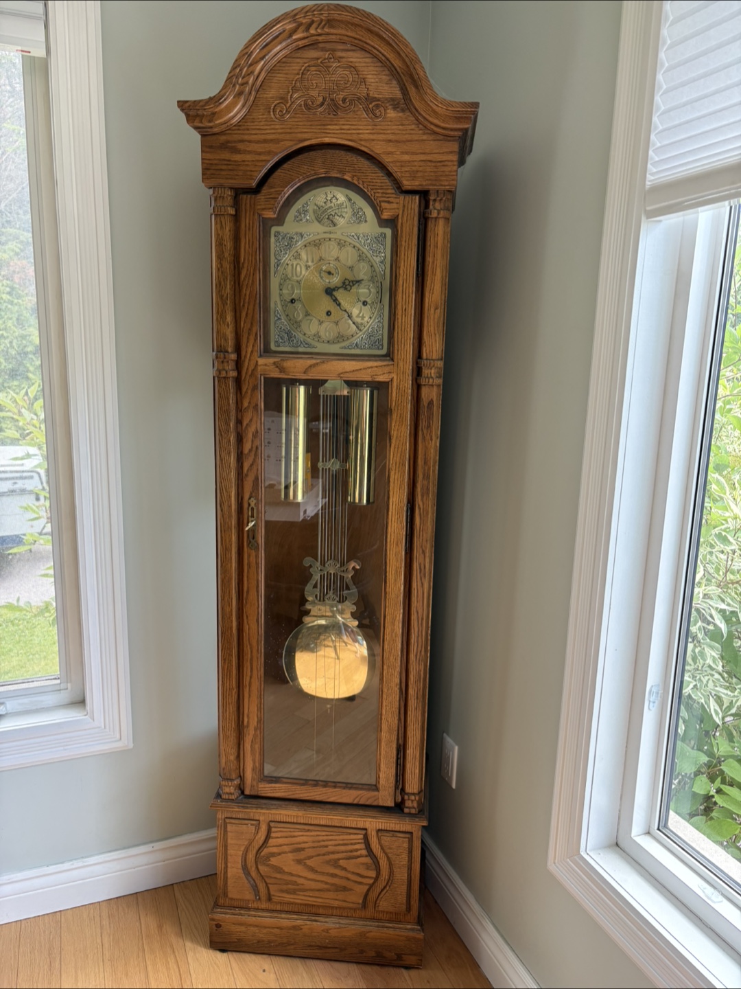 Wooden Grandfather Clock