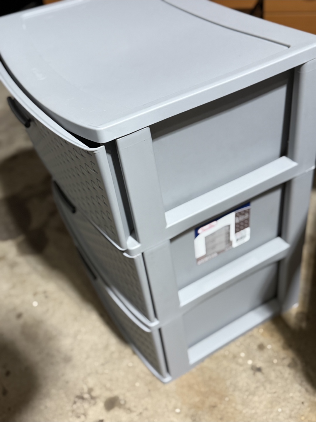 3-Drawer Plastic Storage Organizer