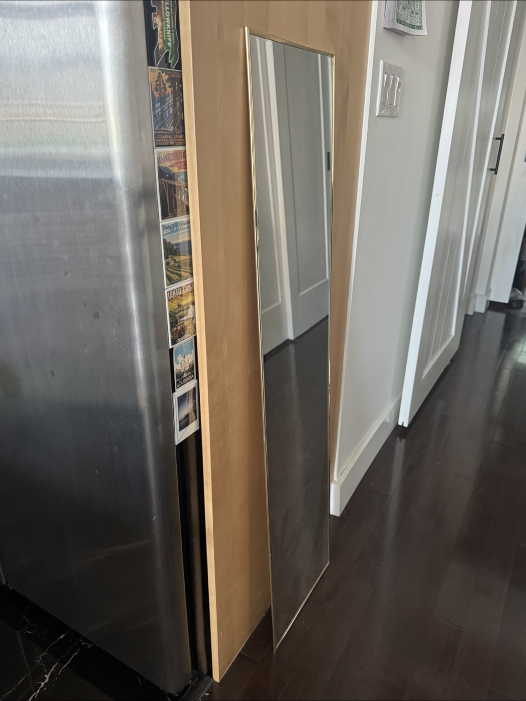 Tall Gold-frame Mirror - photo 4