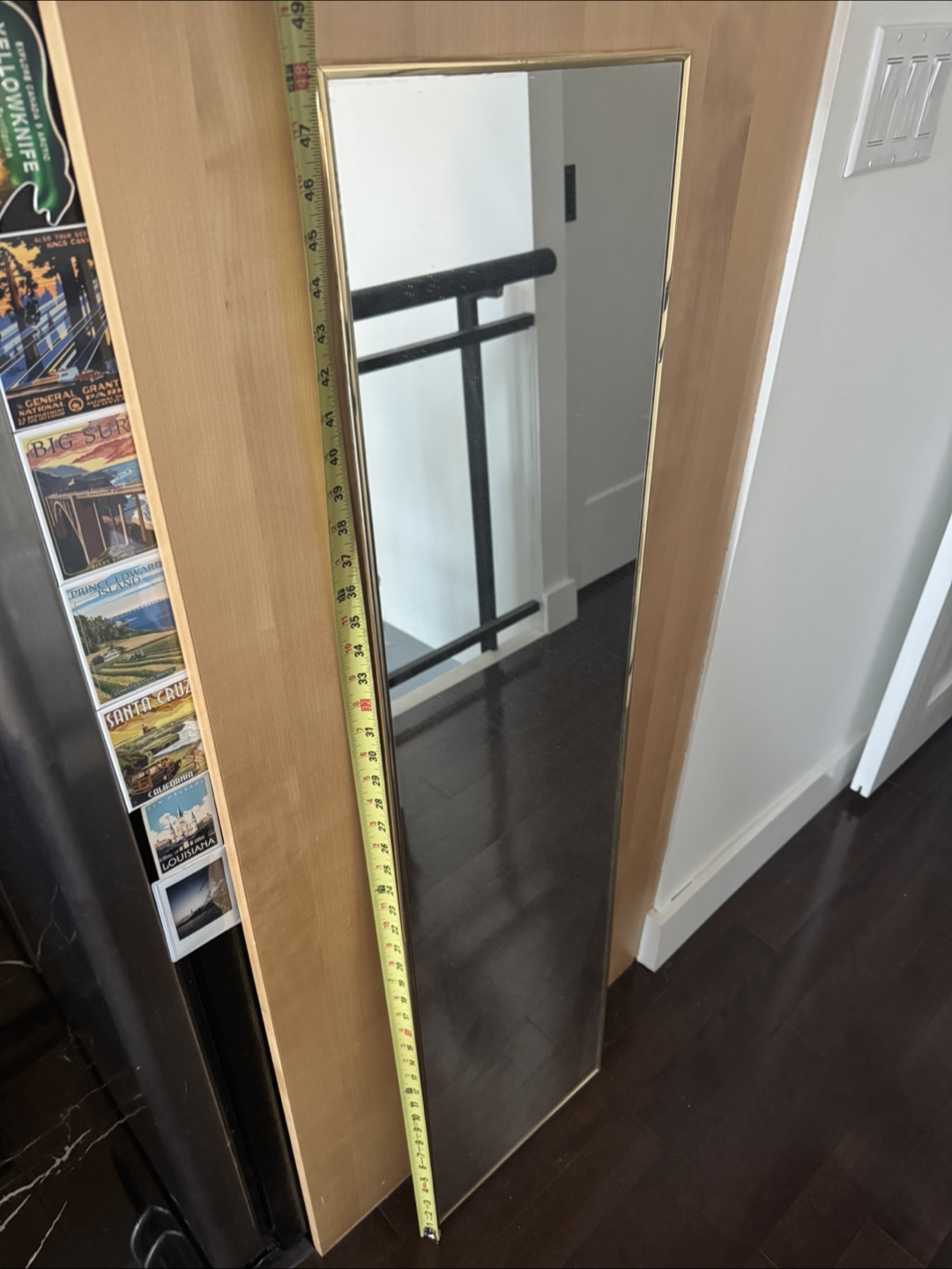 Tall Gold-frame Mirror - photo 2