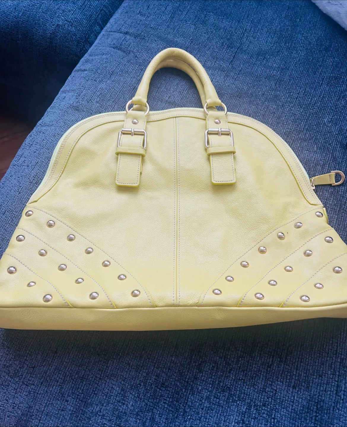 Yellow Leather Handbag thumbnail