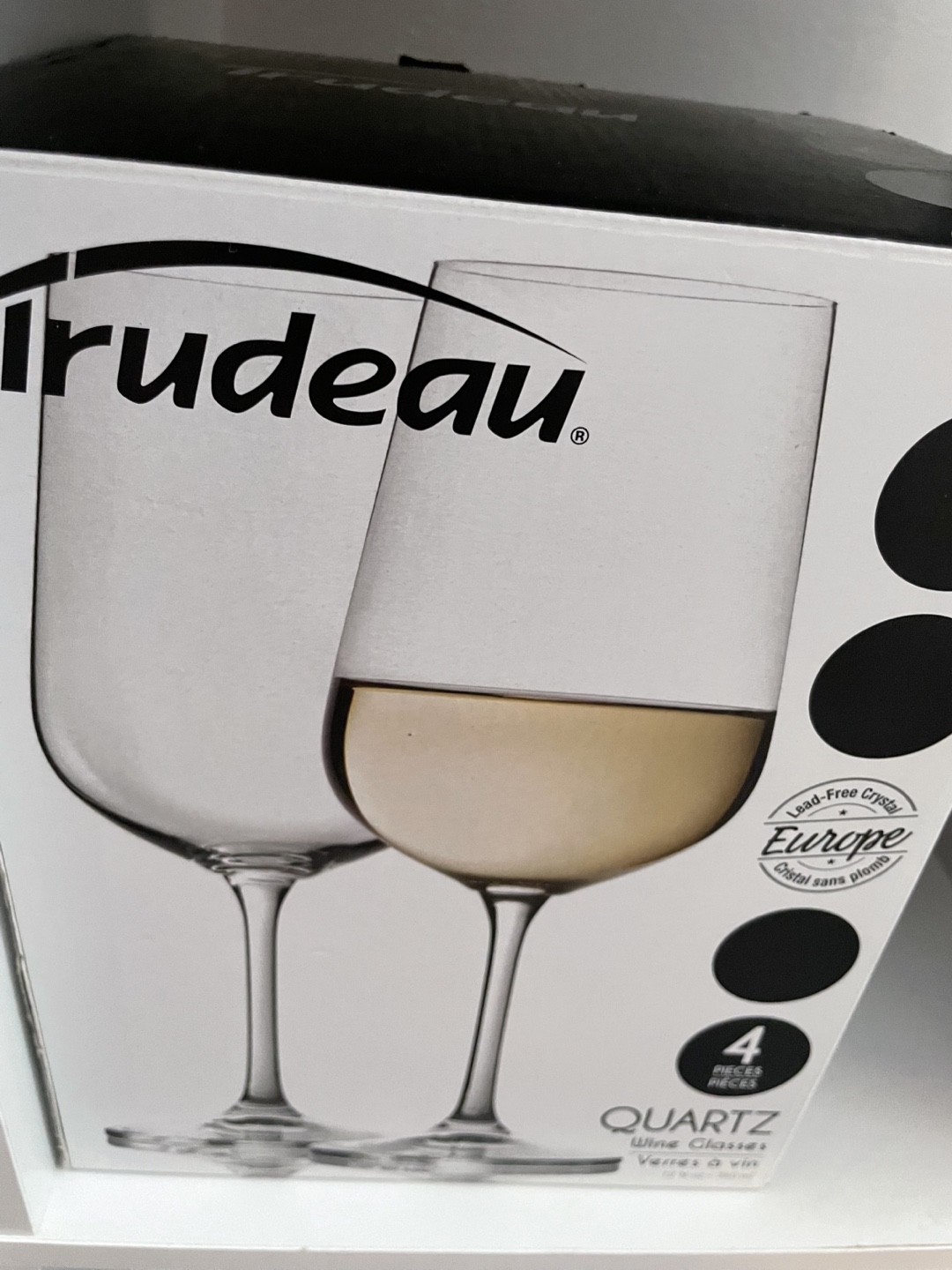 3 pieces of Trudeau Wine Glasses Set - photo 4
