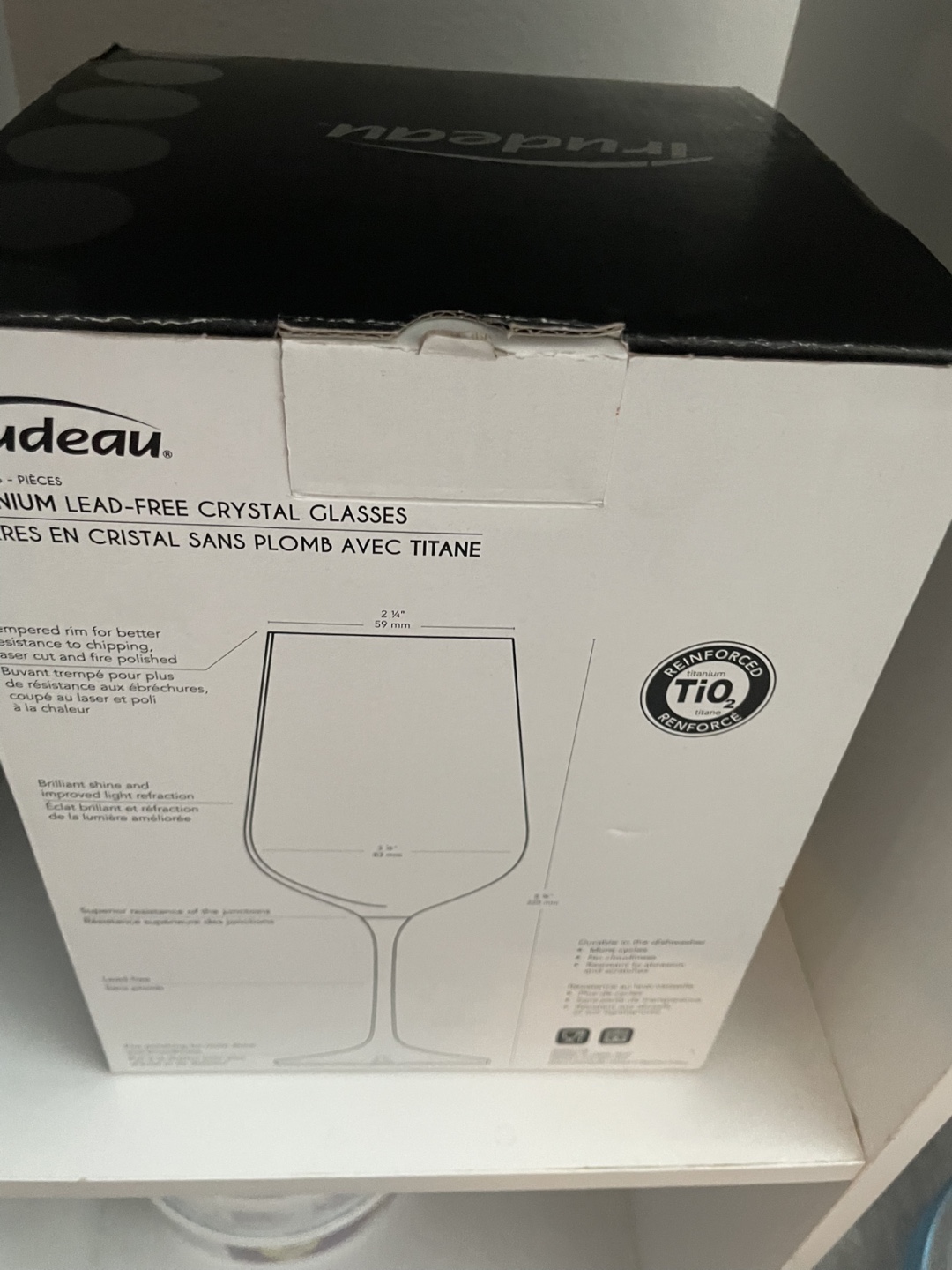 3 pieces of Trudeau Wine Glasses Set - photo 5