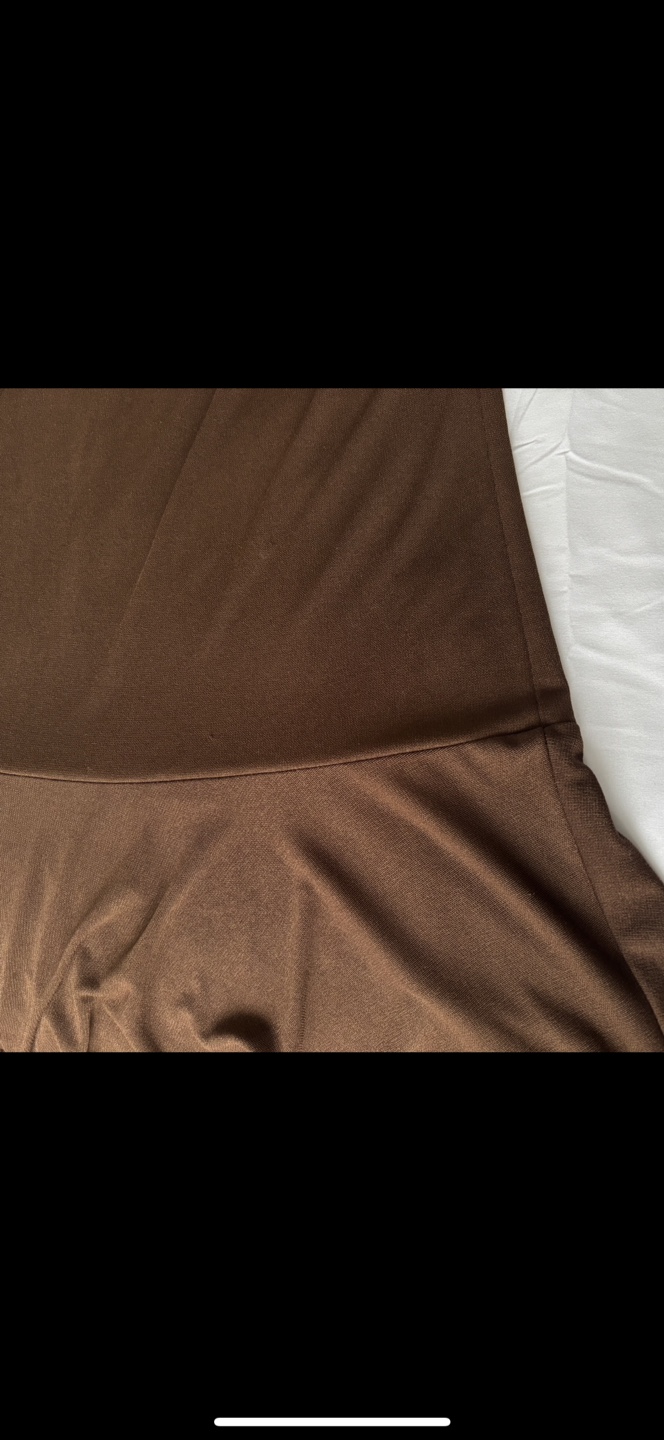 Brown Midi Skirt — Size Medium - photo 5