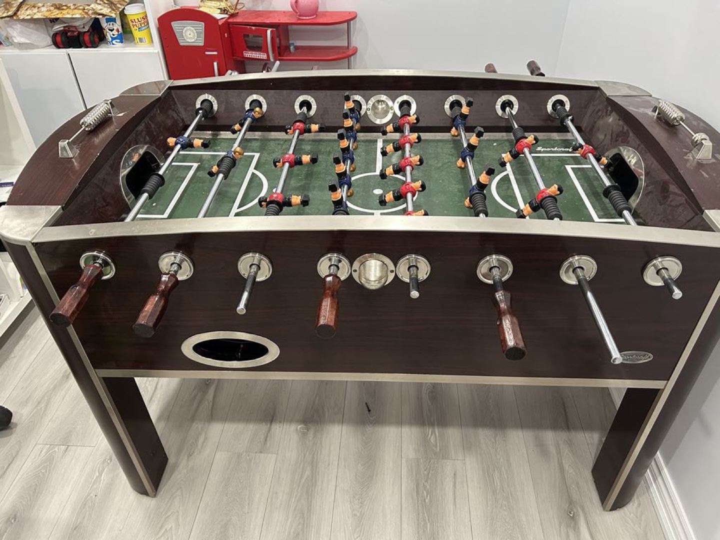 Foosball Table - Dark Brown Finish