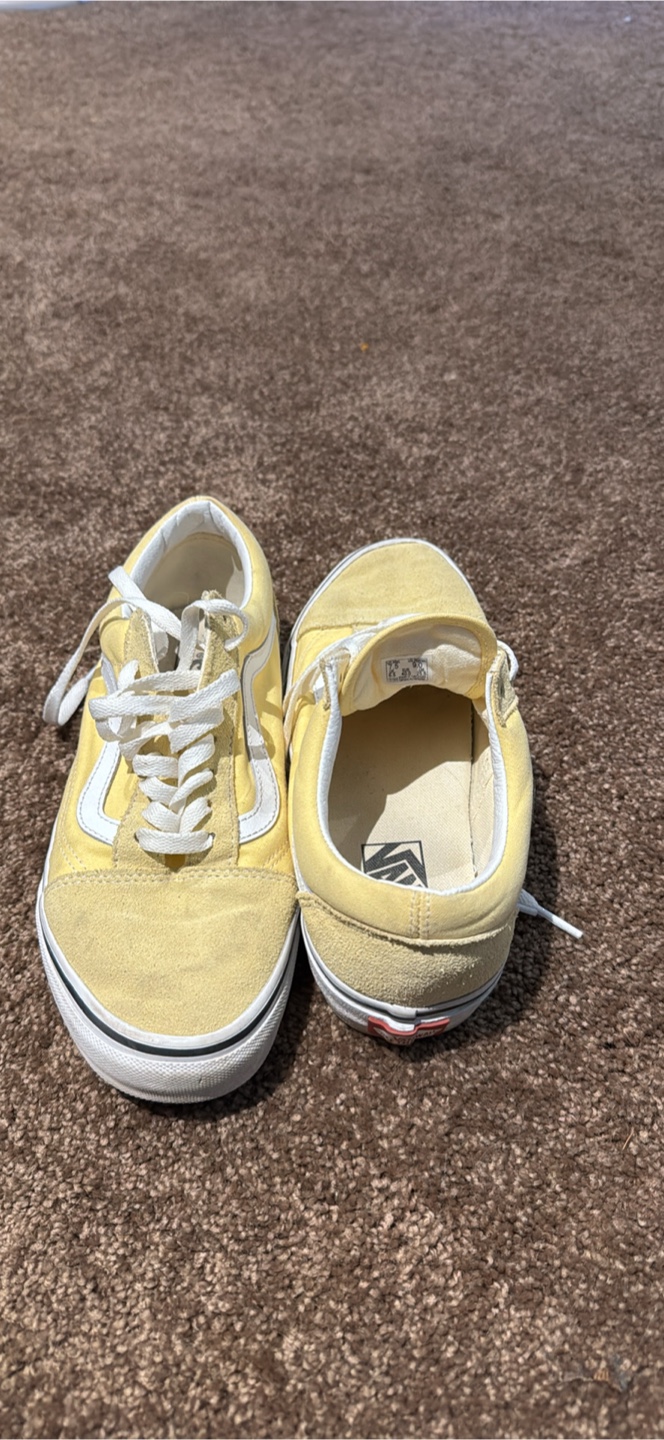 Yellow Vans Old Skool Sneakers