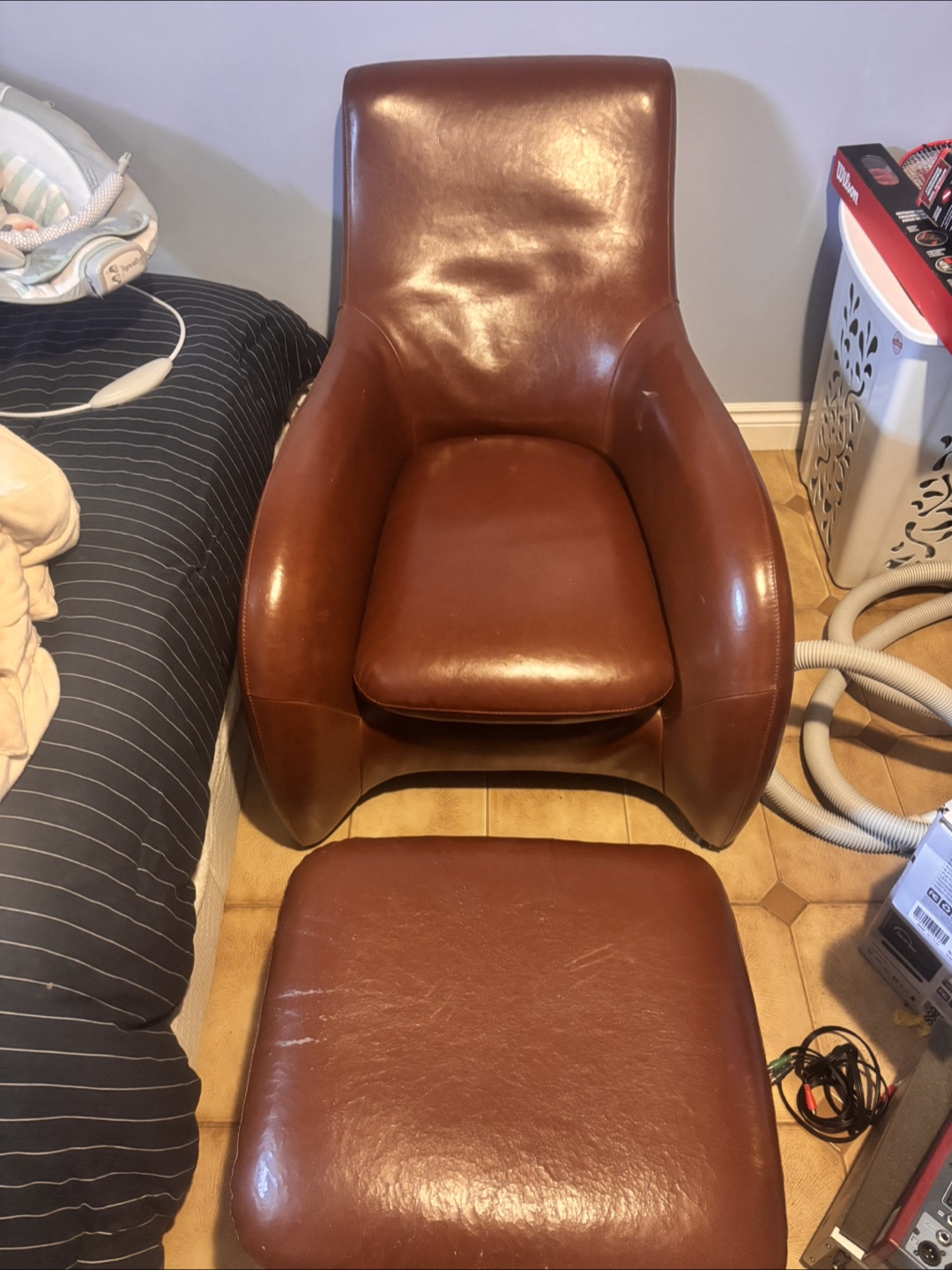 Armchair with Ottoman