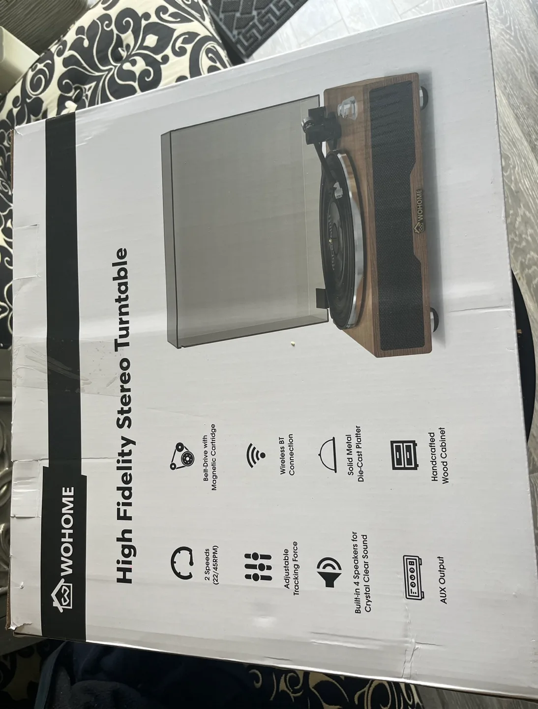 Wohome High Fidelity Stereo Turntable image indicator(3)