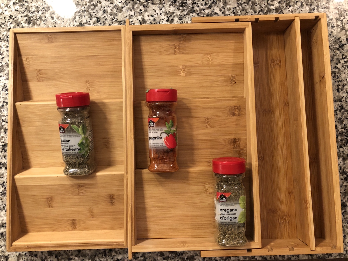 Bamboo Kitchen Organizer for Spices