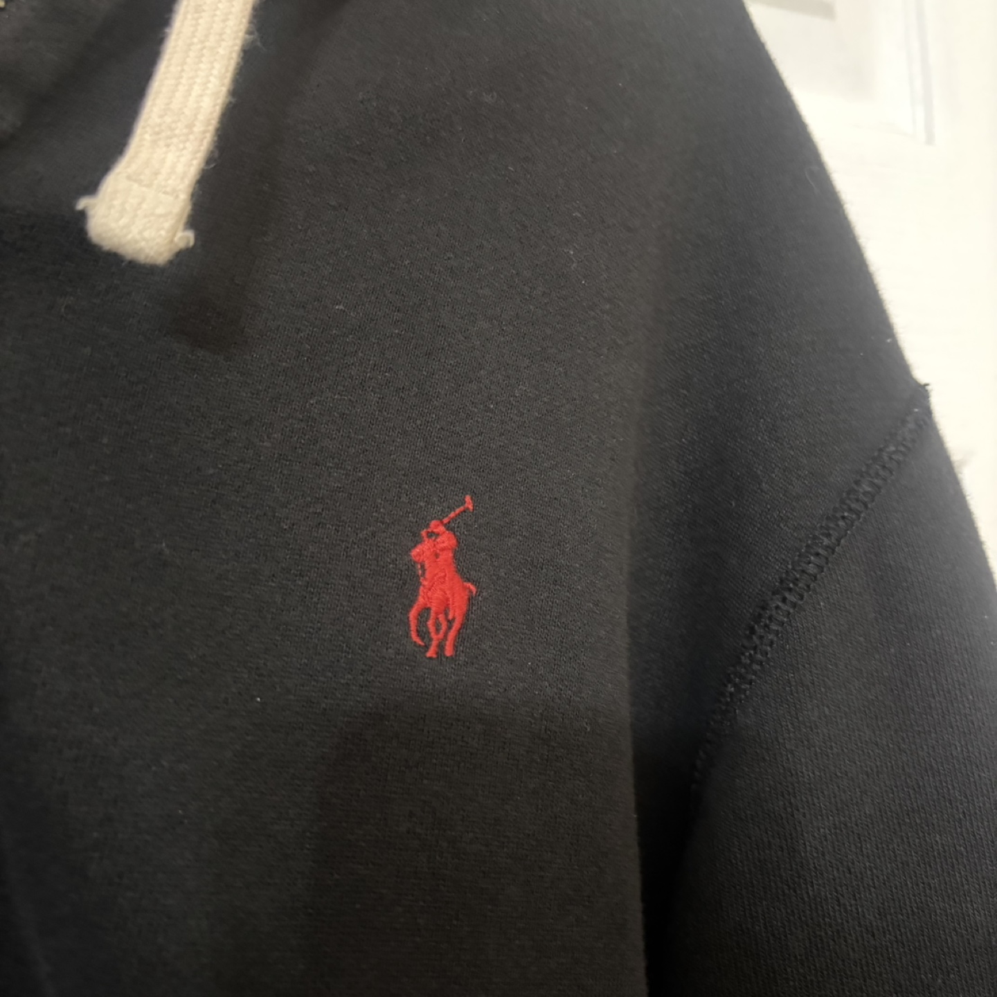 Polo Ralph Lauren Black Zip-Up Hoodie, Size L - photo 3