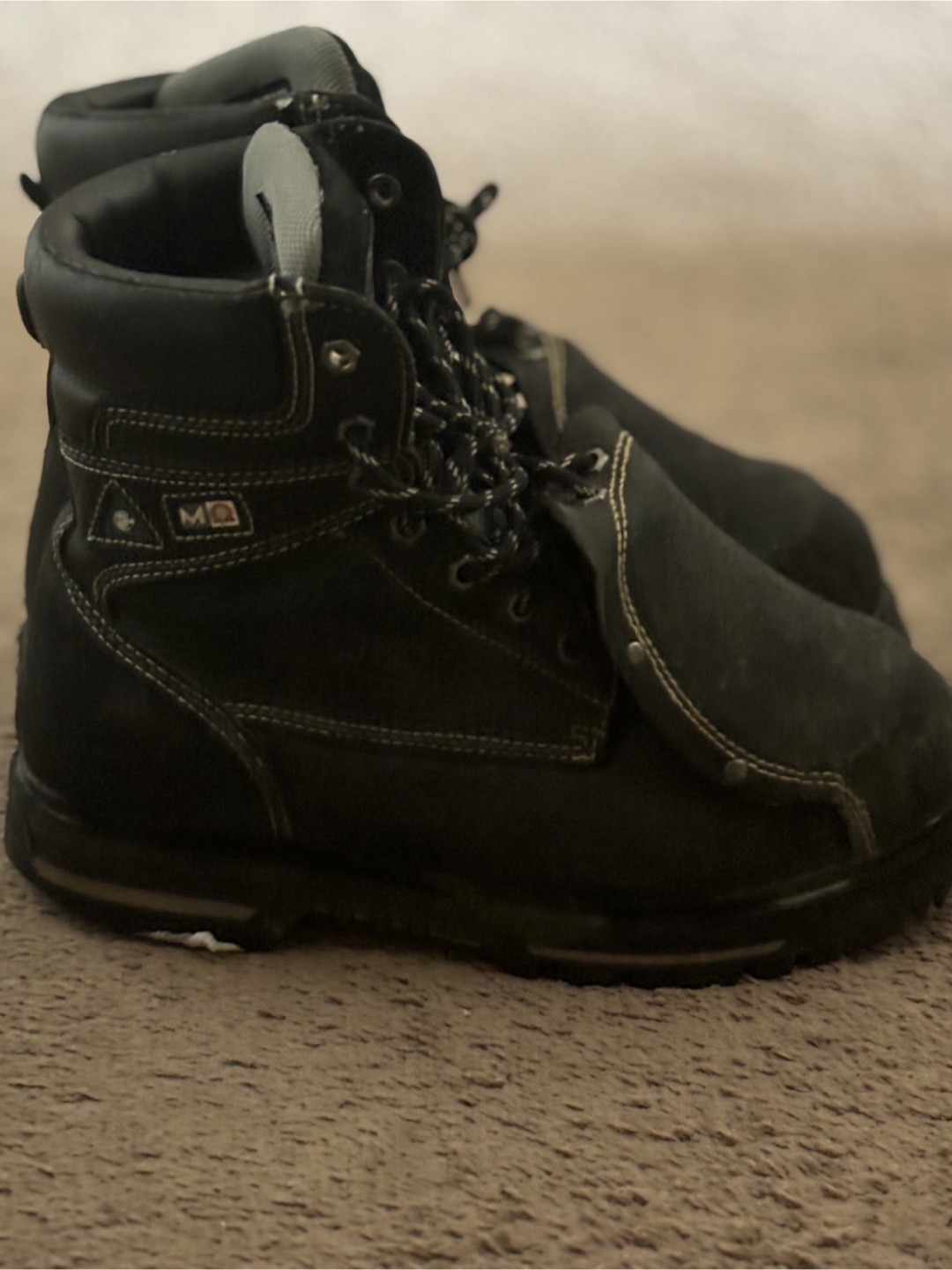Men's Black Boots Size 10- Work boot - photo 2