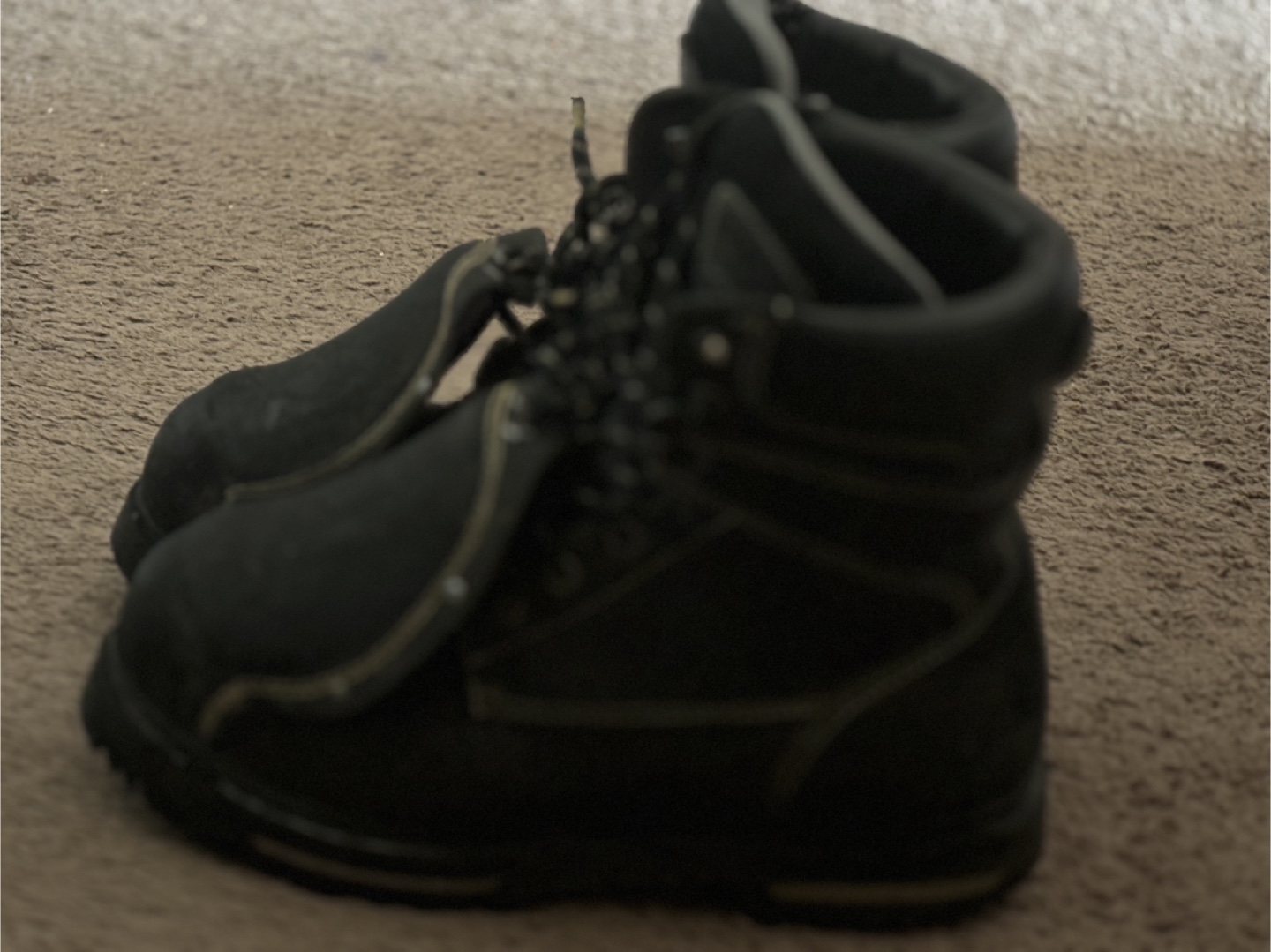 Men's Black Boots Size 10- Work boot - photo 4