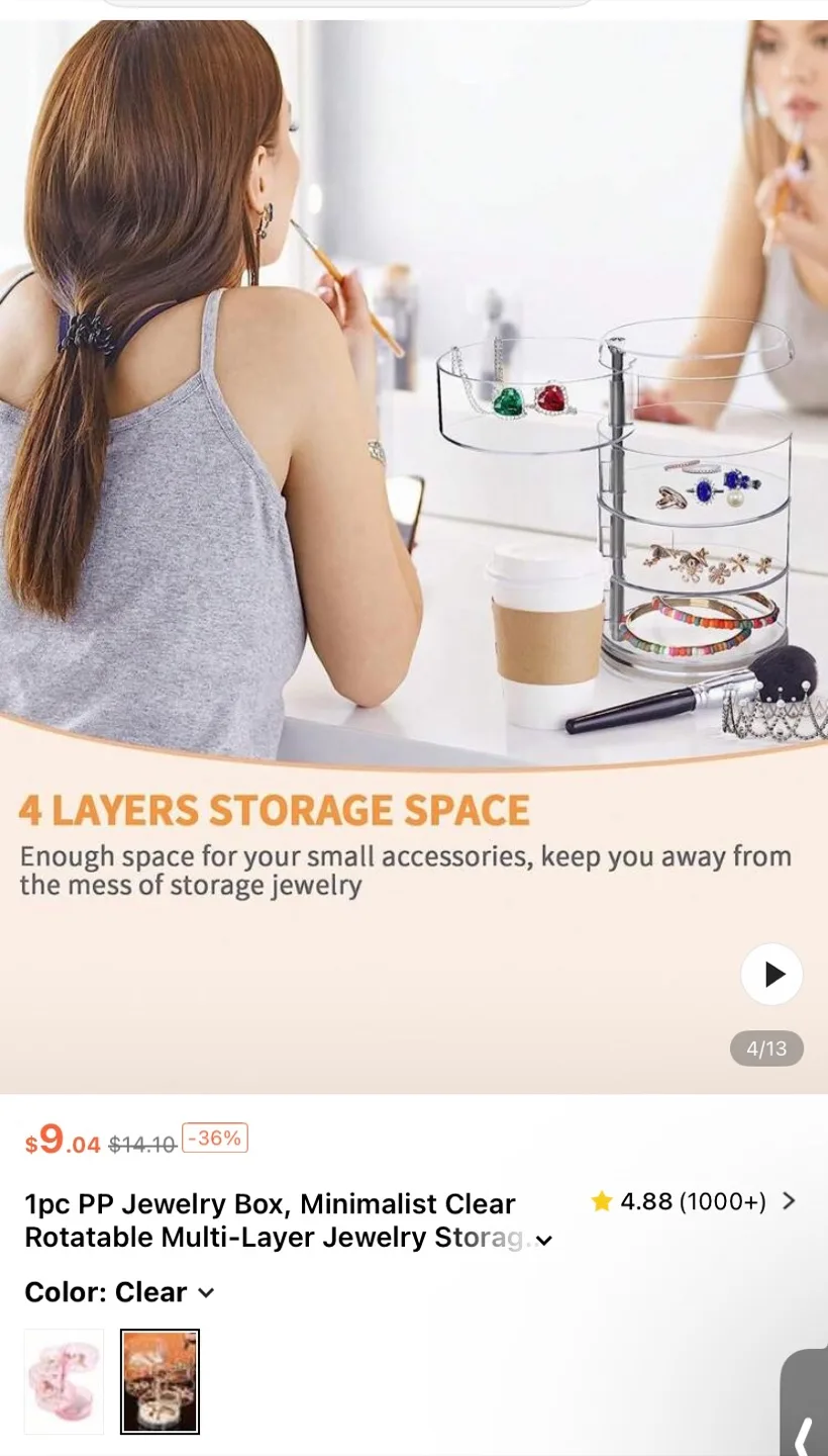 Rotating Clear Organizer image indicator(6)
