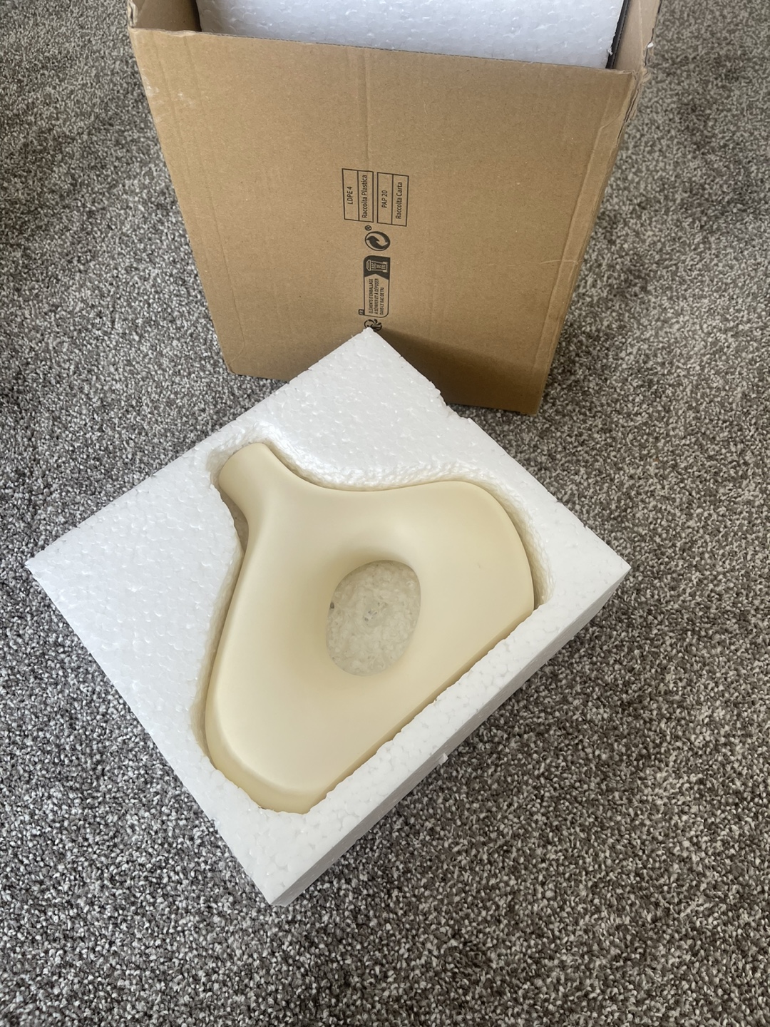 Ivory-Colored Vase